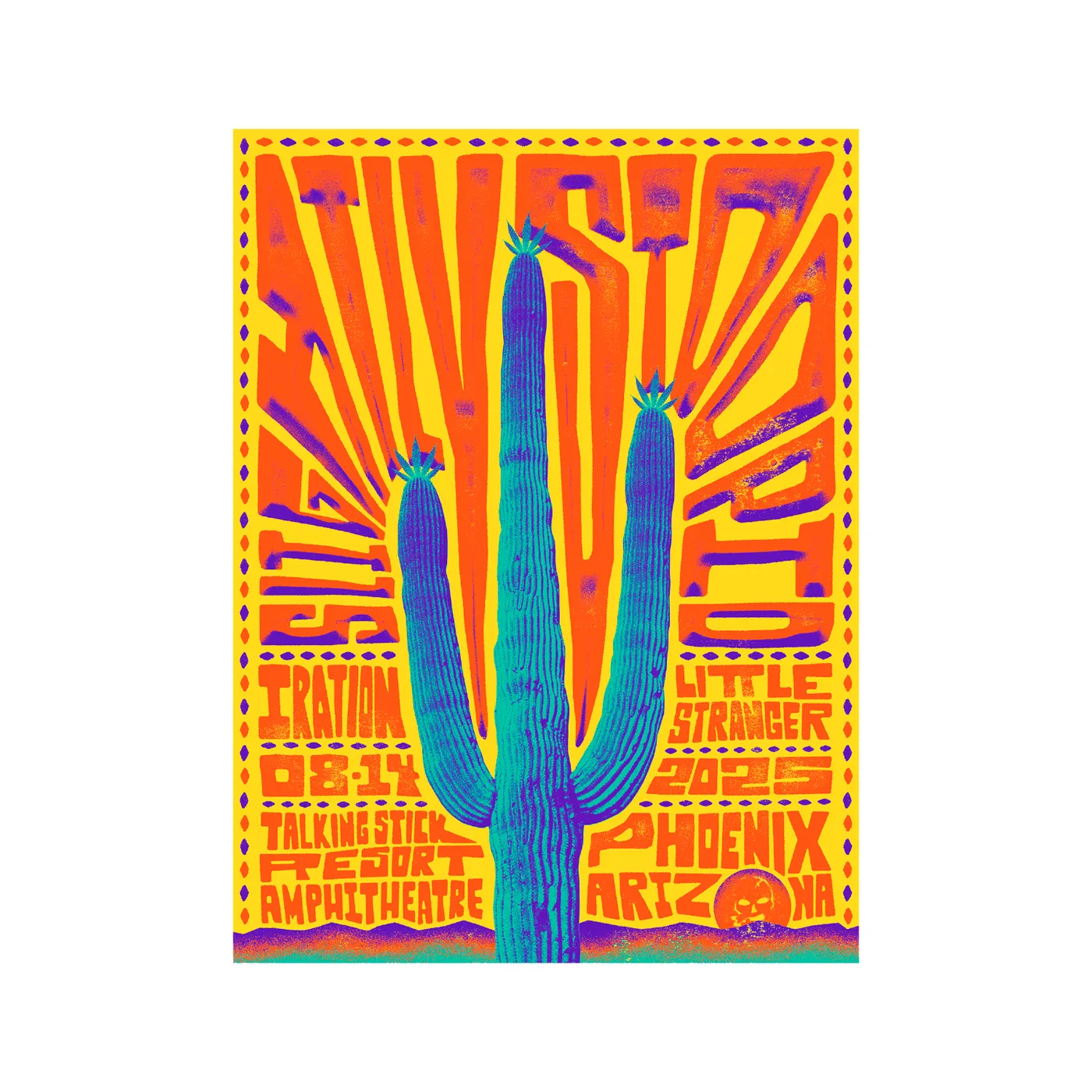 Slightly Stoopid 8/14/2025 Phoenix, AZ Zoca Studio Poster