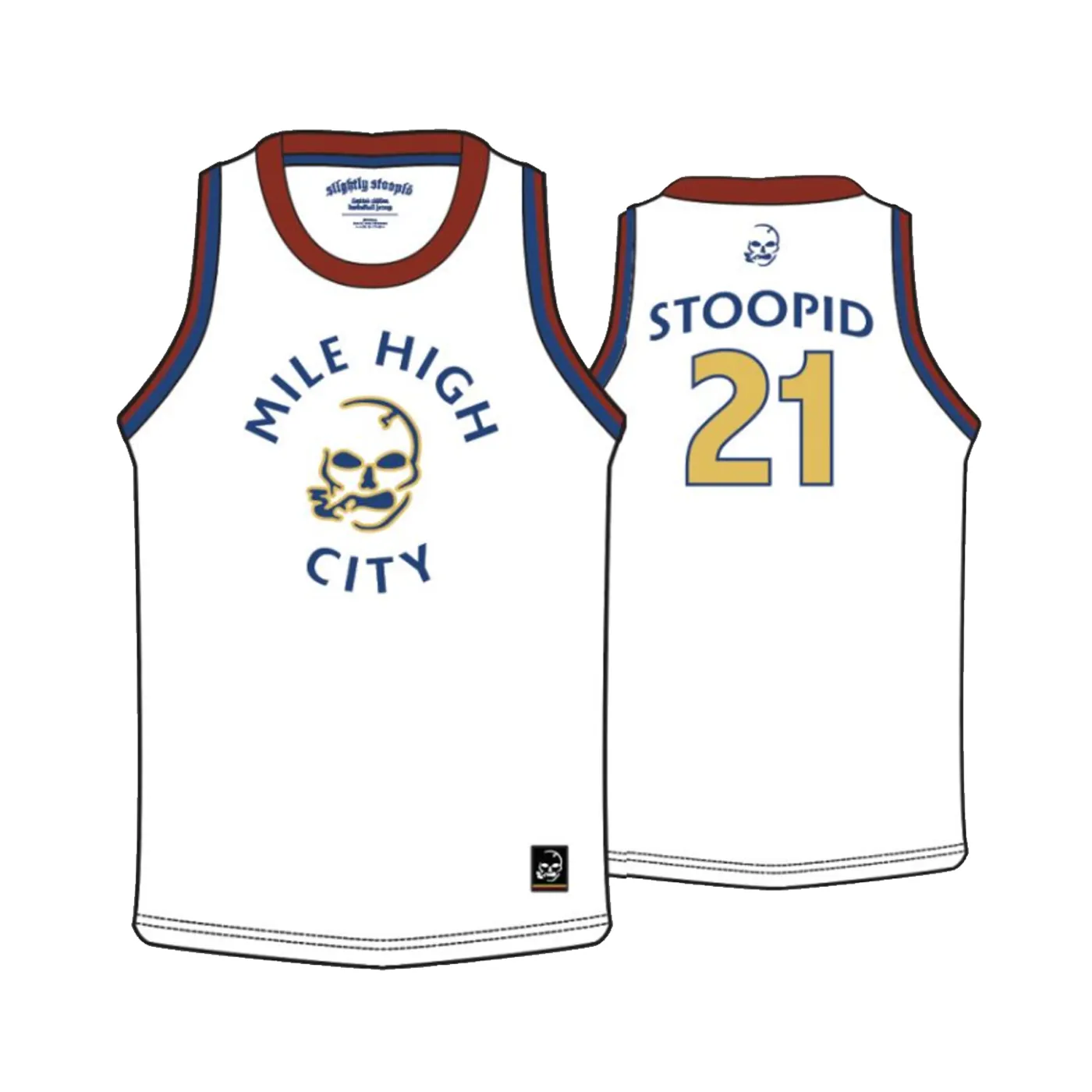 Slightly Stoopid Red Rocks 2021 White Mile High Jersey