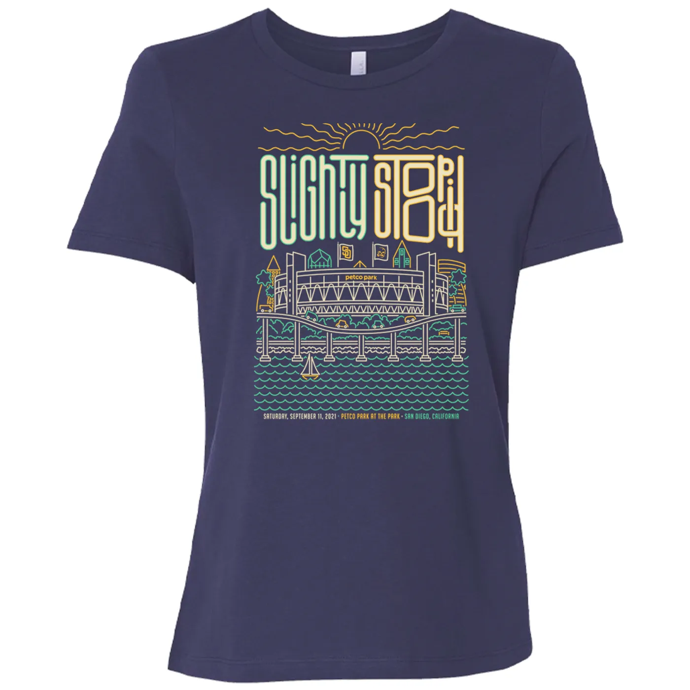 Slightly Stoopid San Diego 2021 Ladies City Tee