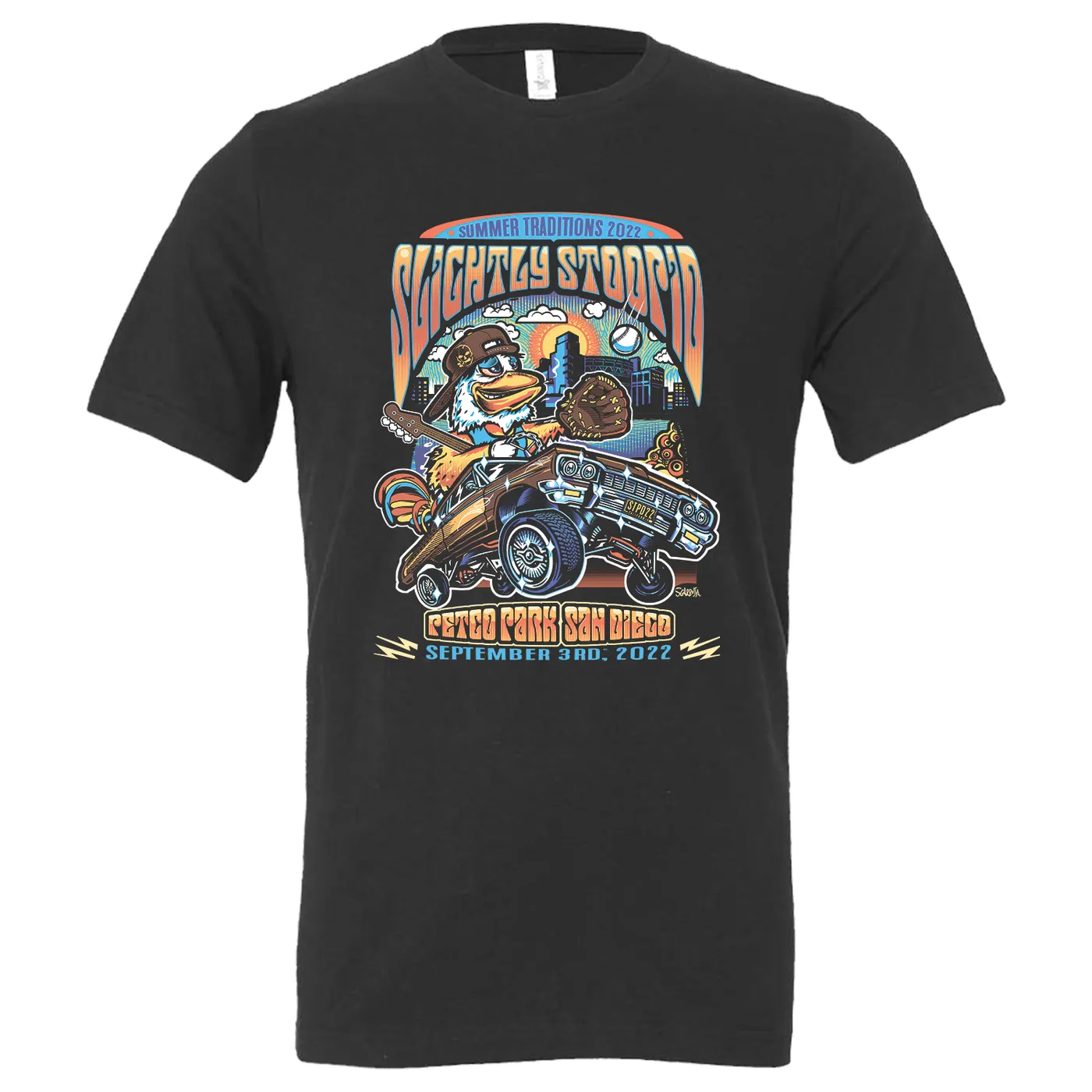 Slightly Stoopid San Diego 2022 Chicken Tee (Dark Grey)
