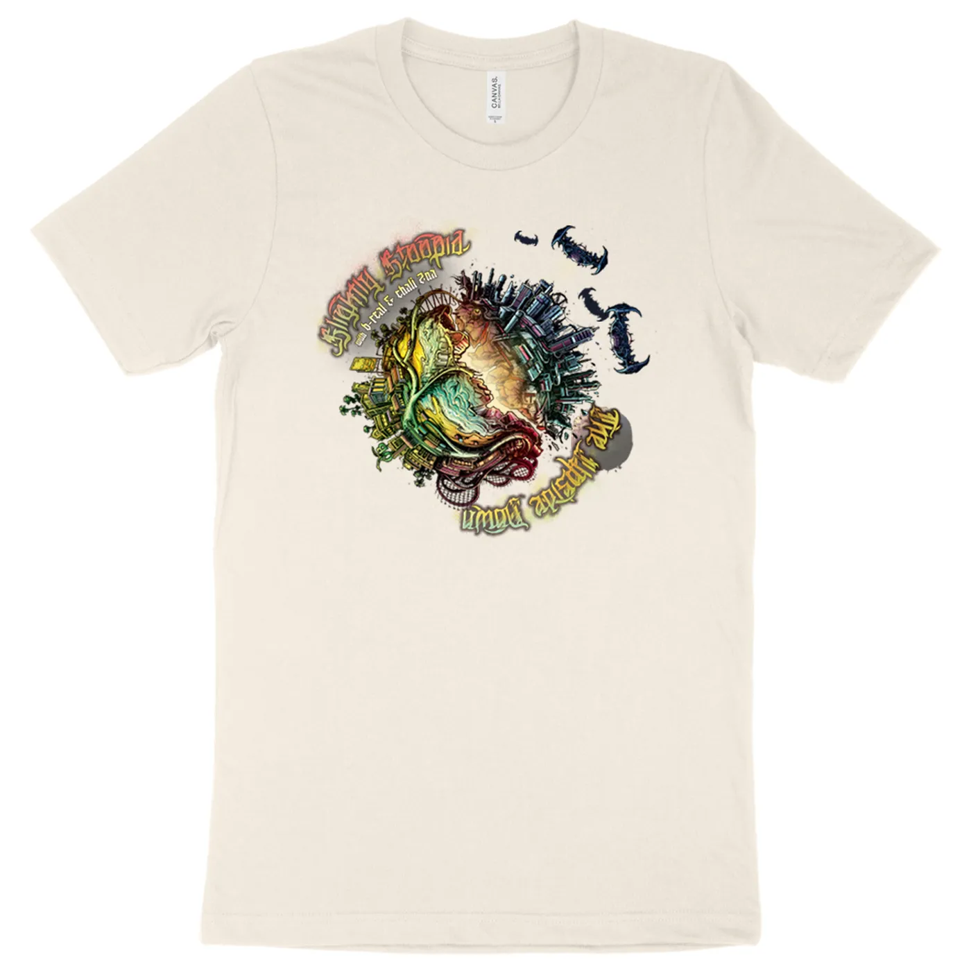 Slightly Stoopid The Upside Down Tee Natural