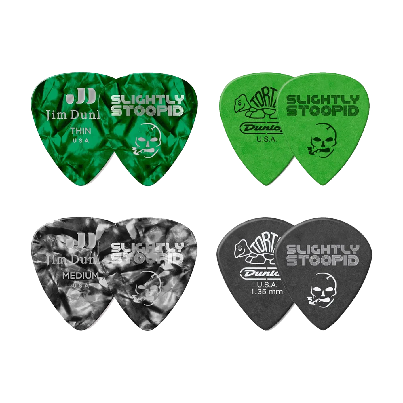 Slightly Stoopid Acoustic Roots Guitar Picks - 4 Pack