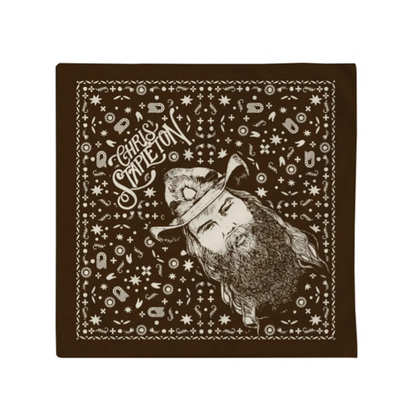 Chris Stapleton Brown Bandana