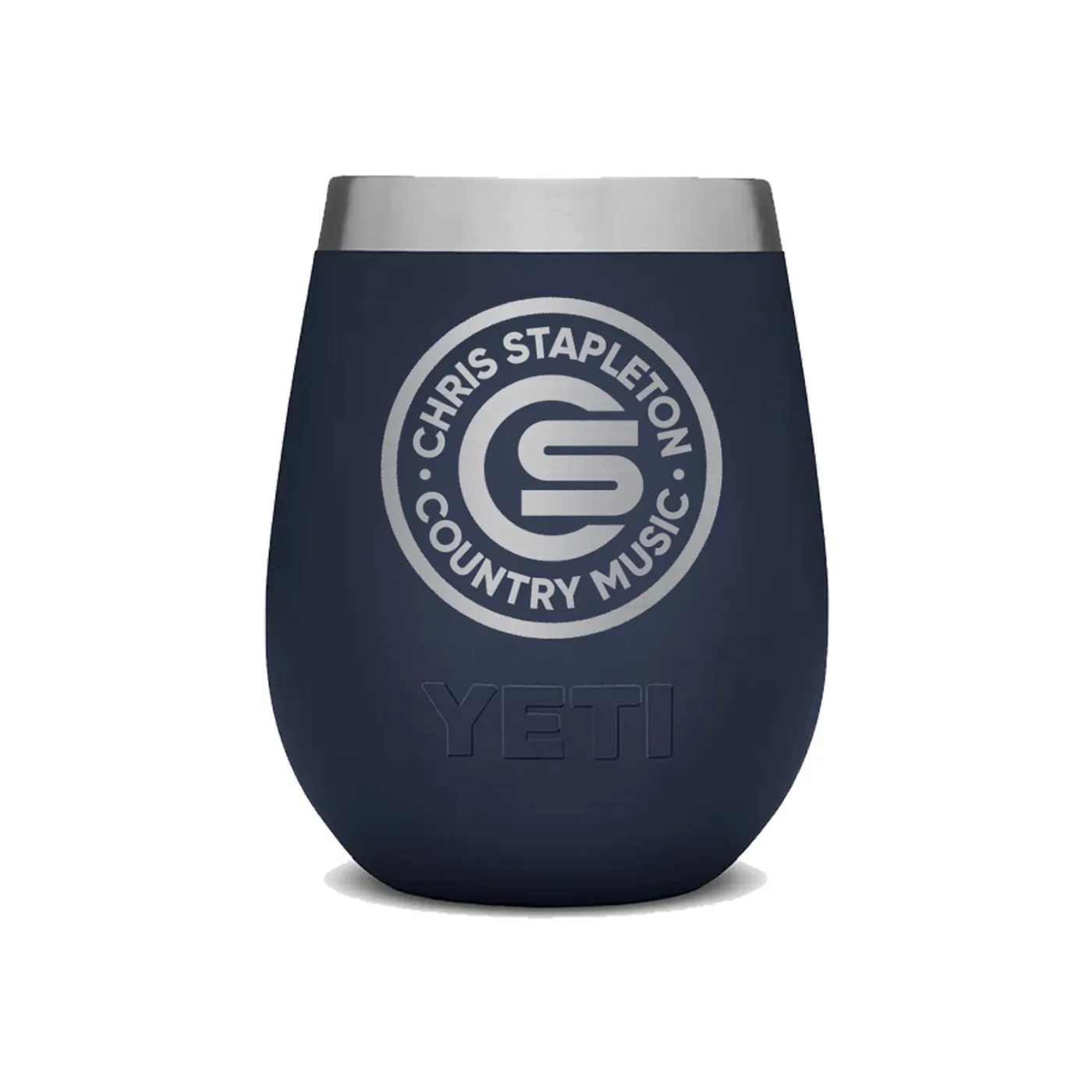 Chris Stapleton Navy 10 oz Yeti Wine Tumbler