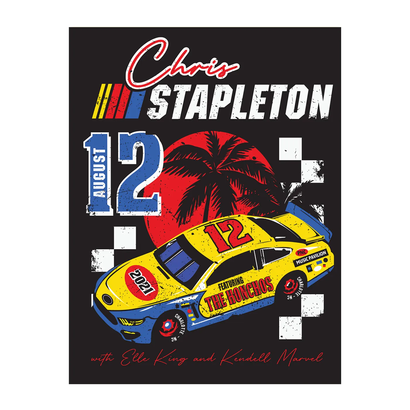 Chris Stapleton Show Poster   Charlotte, NC   08/12/21