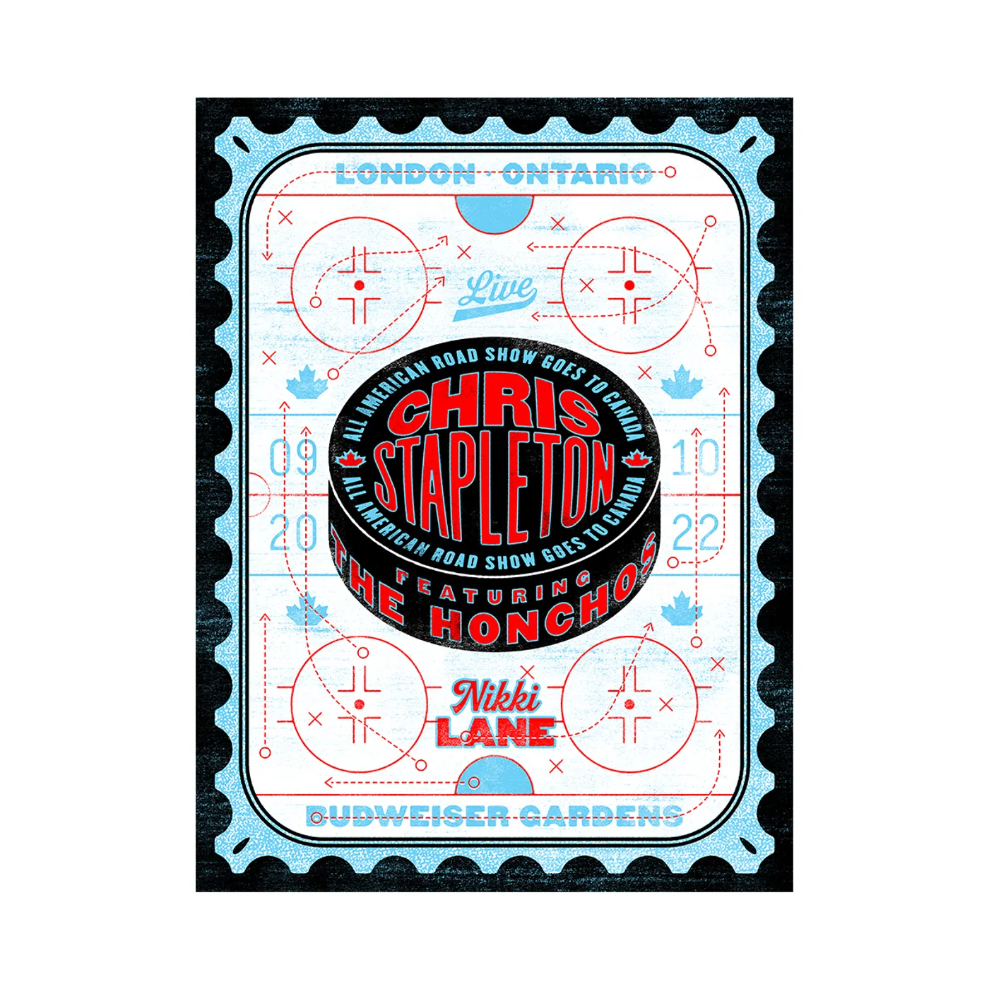 Chris Stapleton Show Poster – London, ON – 09/10/22