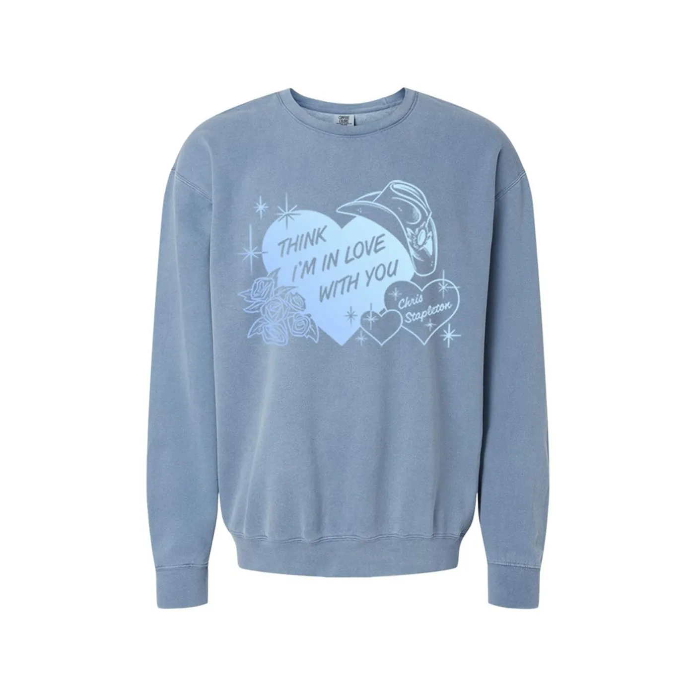 Chris Stapleton "Think I'm In Love With You" Unisex Lightweight Crewneck Sweatshirt