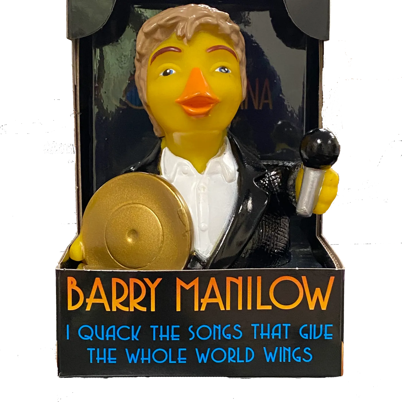 Barry Manilow Rubber Duck Collectible