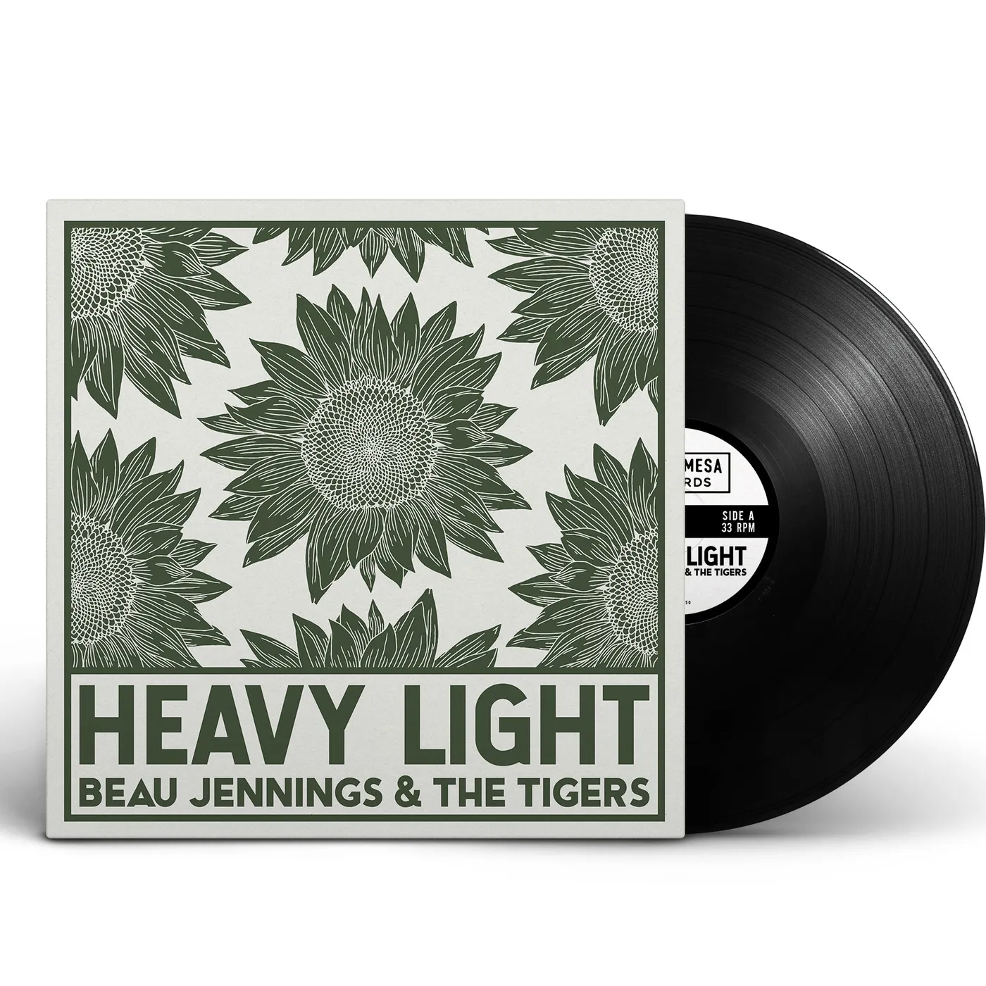 Beau Jennings & the Tigers Heavy Light 12" LP (Vinyl)