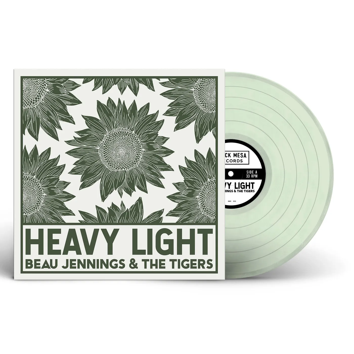 Beau Jennings & the Tigers Heavy Light 12" LP (Coke Bottle Green vinyl)