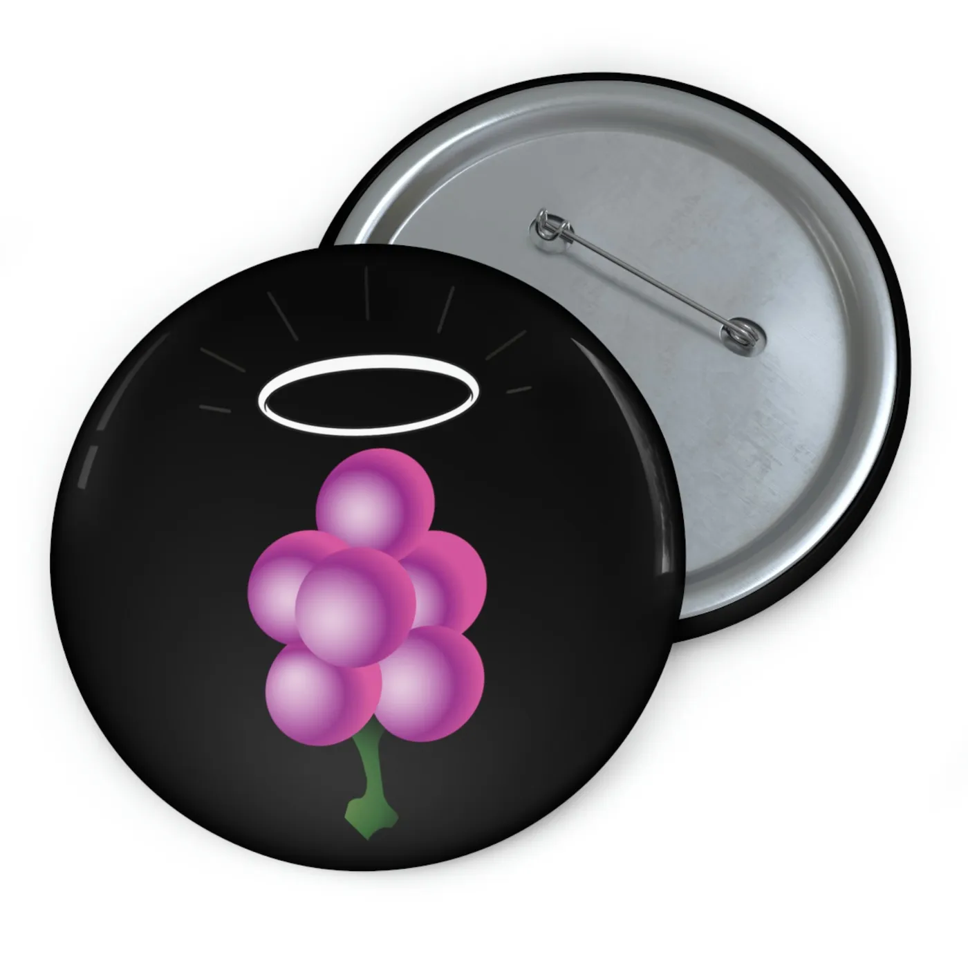 Terror Jr Halo Emoji Pin Button