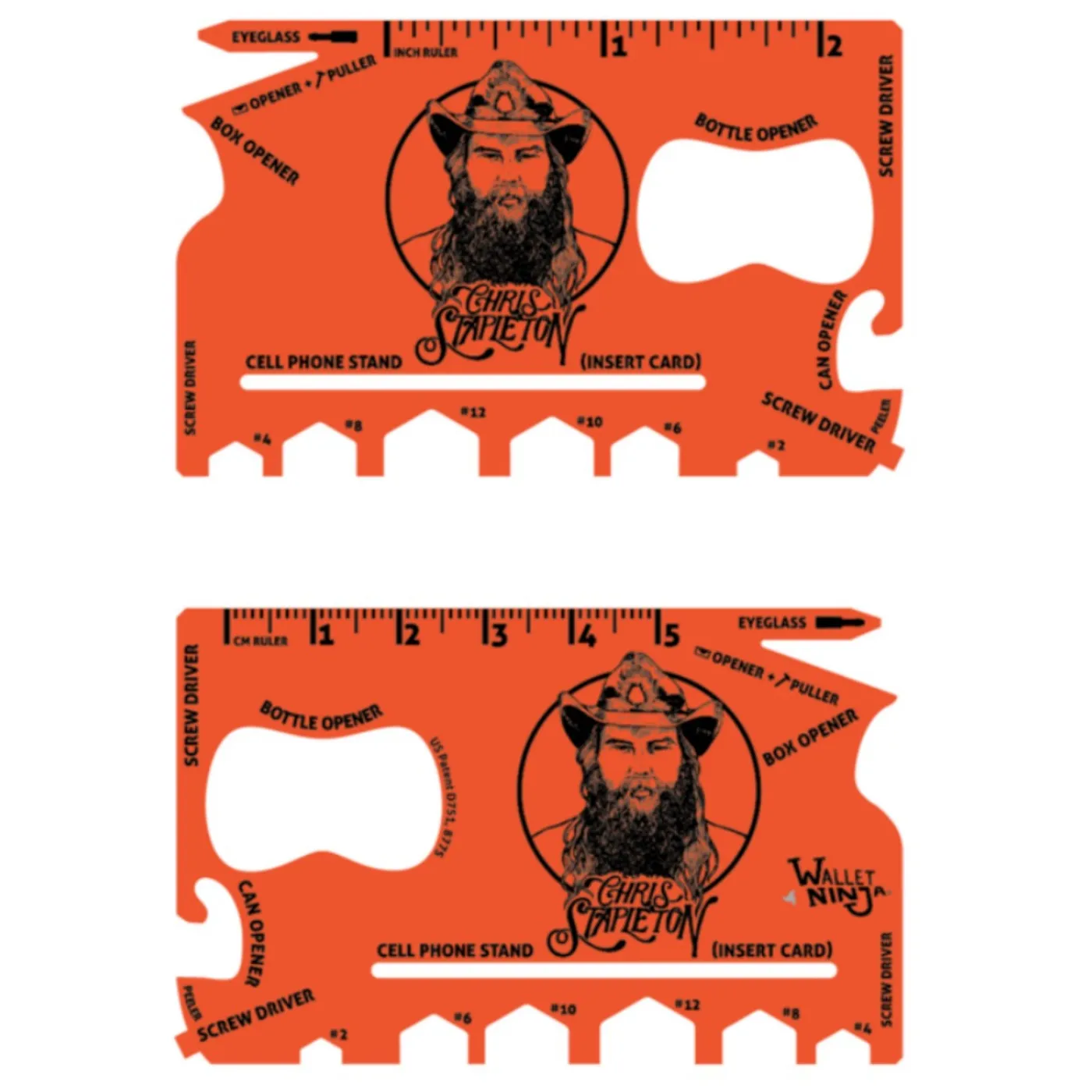 Chris Stapleton Hunter Orange Wallet Ninja