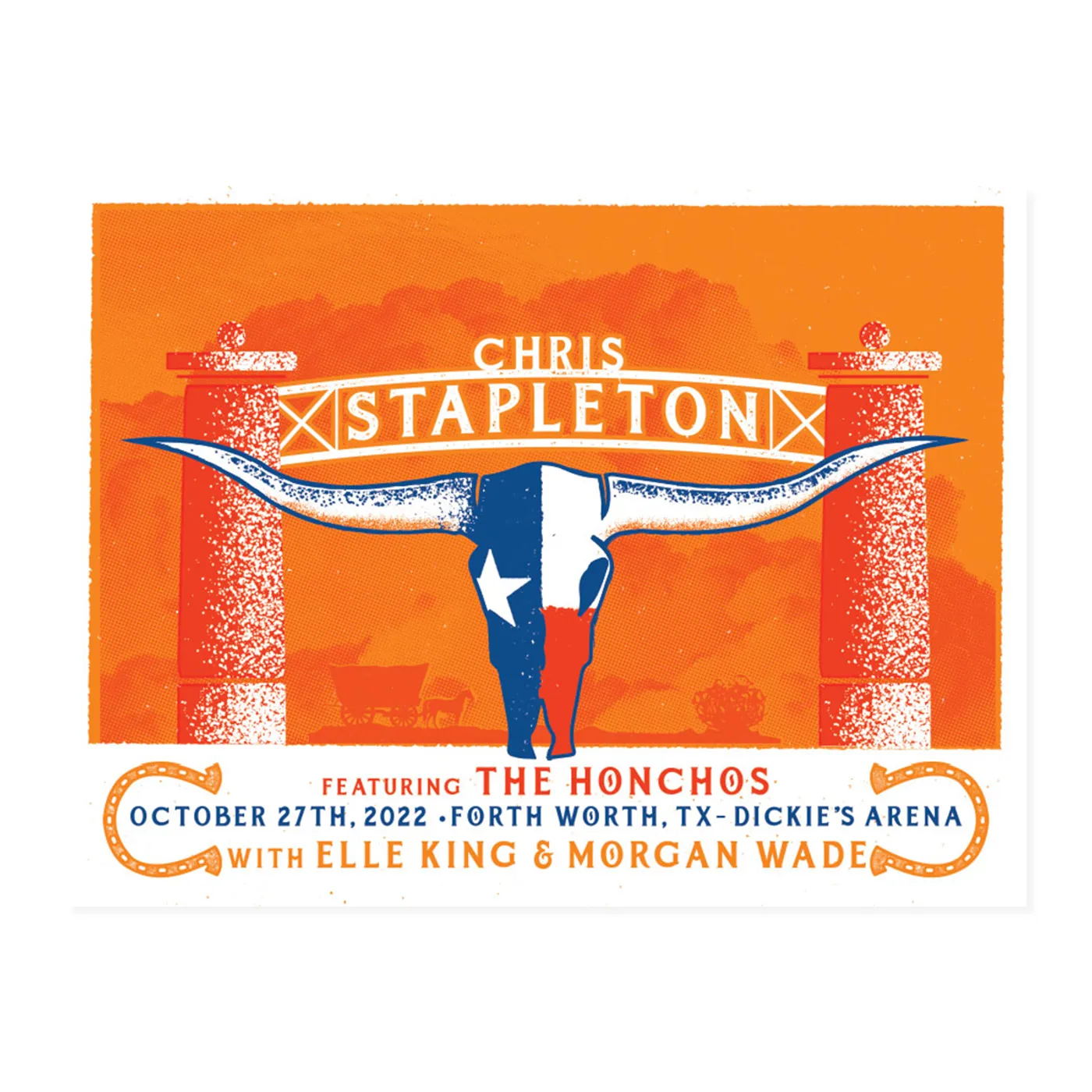 Chris Stapleton Show Poster – Fort Worth, TX – 10/27/22