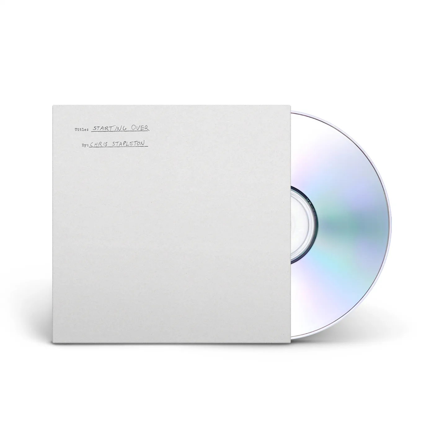 Chris Stapleton Starting Over CD