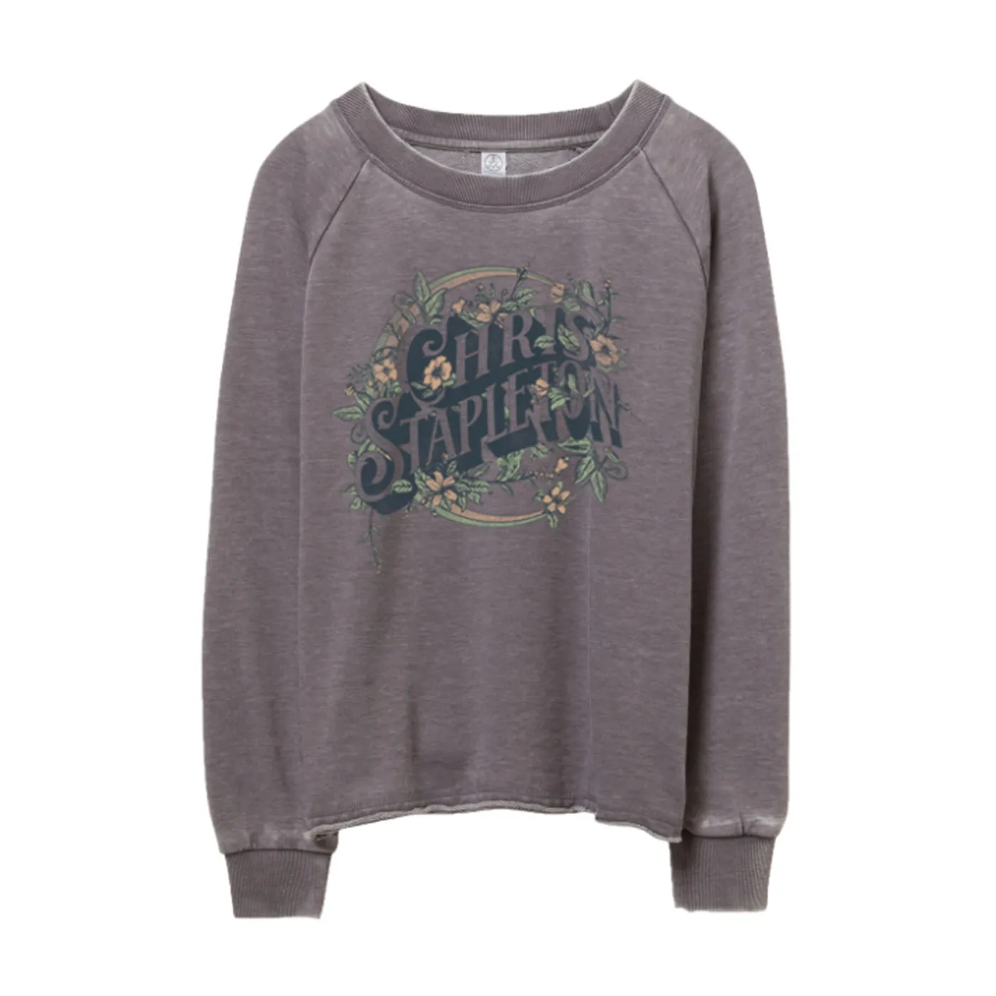 Chris Stapleton Ladies Flower Sweatshirt