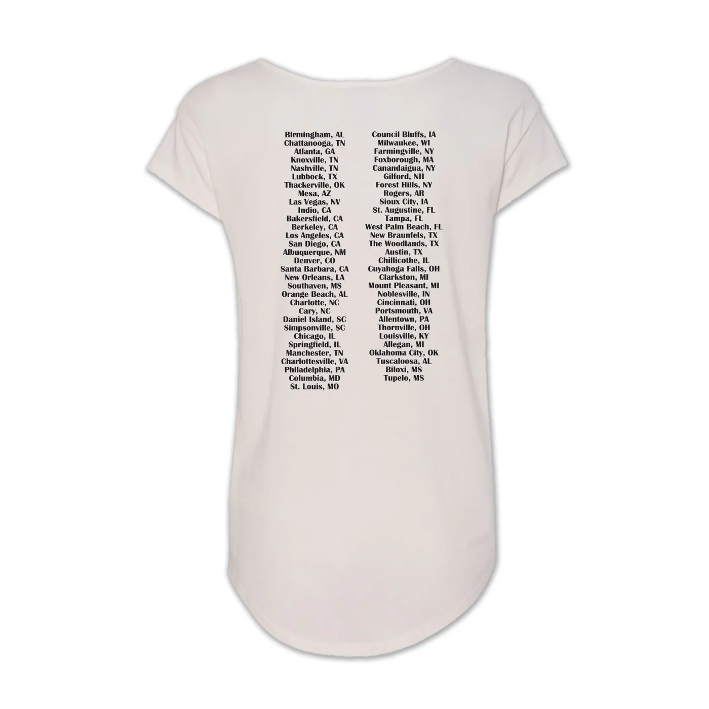 Chris Stapleton The 2016 Ladies White Tour T