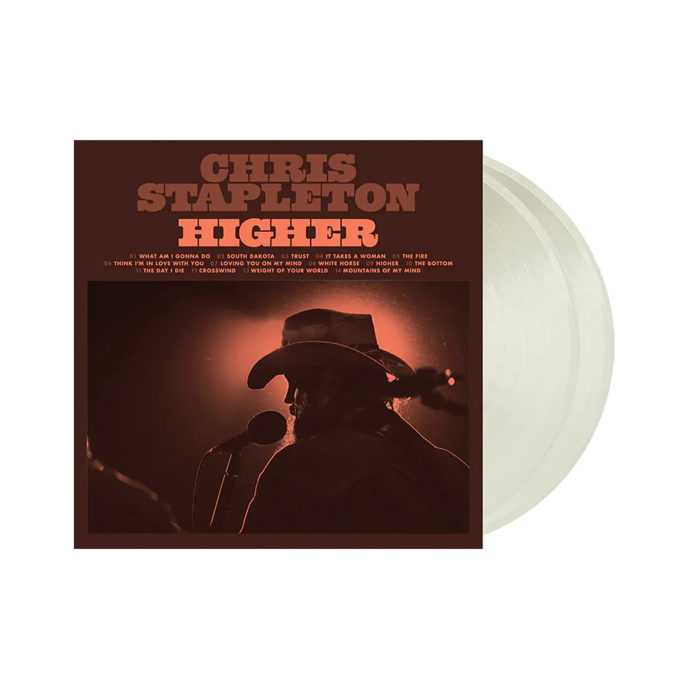 Chris Stapleton Higher Limited-Edition Vinyl - Translucent Milky Clear