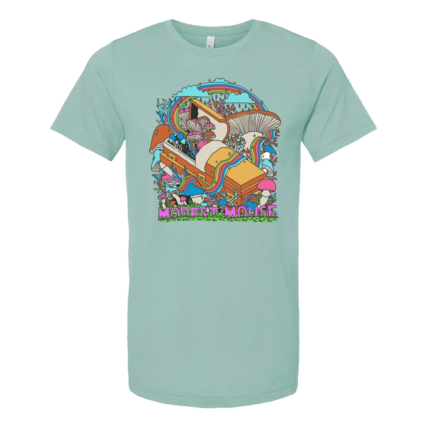Modest Mouse The Golden Casket 2022 Tour Tee - Dusty Blue