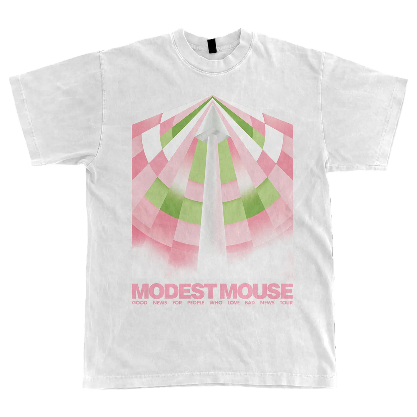 Modest Mouse Good News For People Who Love Bad News Fall Tour Tee - White