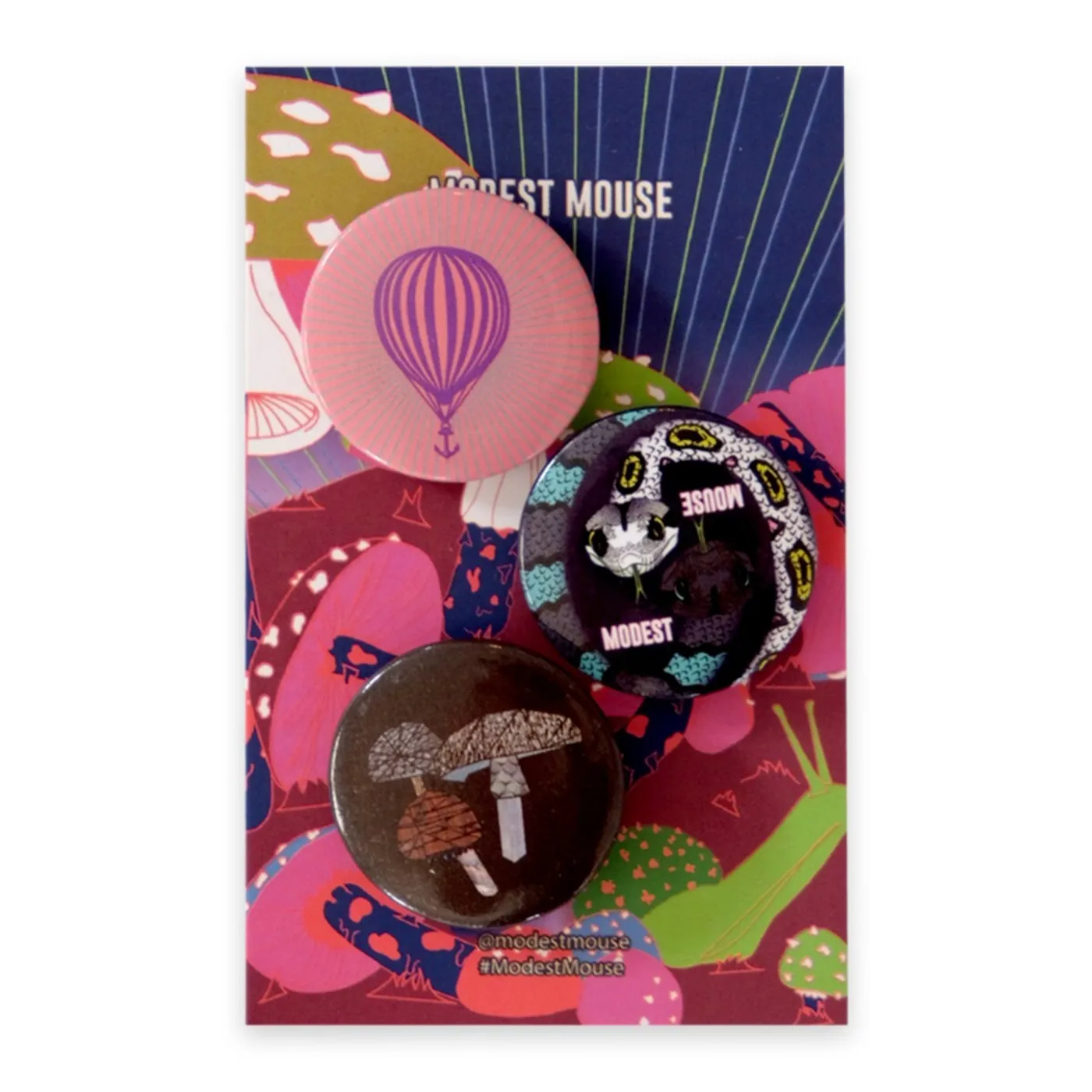 Modest Mouse Button Pack (3 pack)
