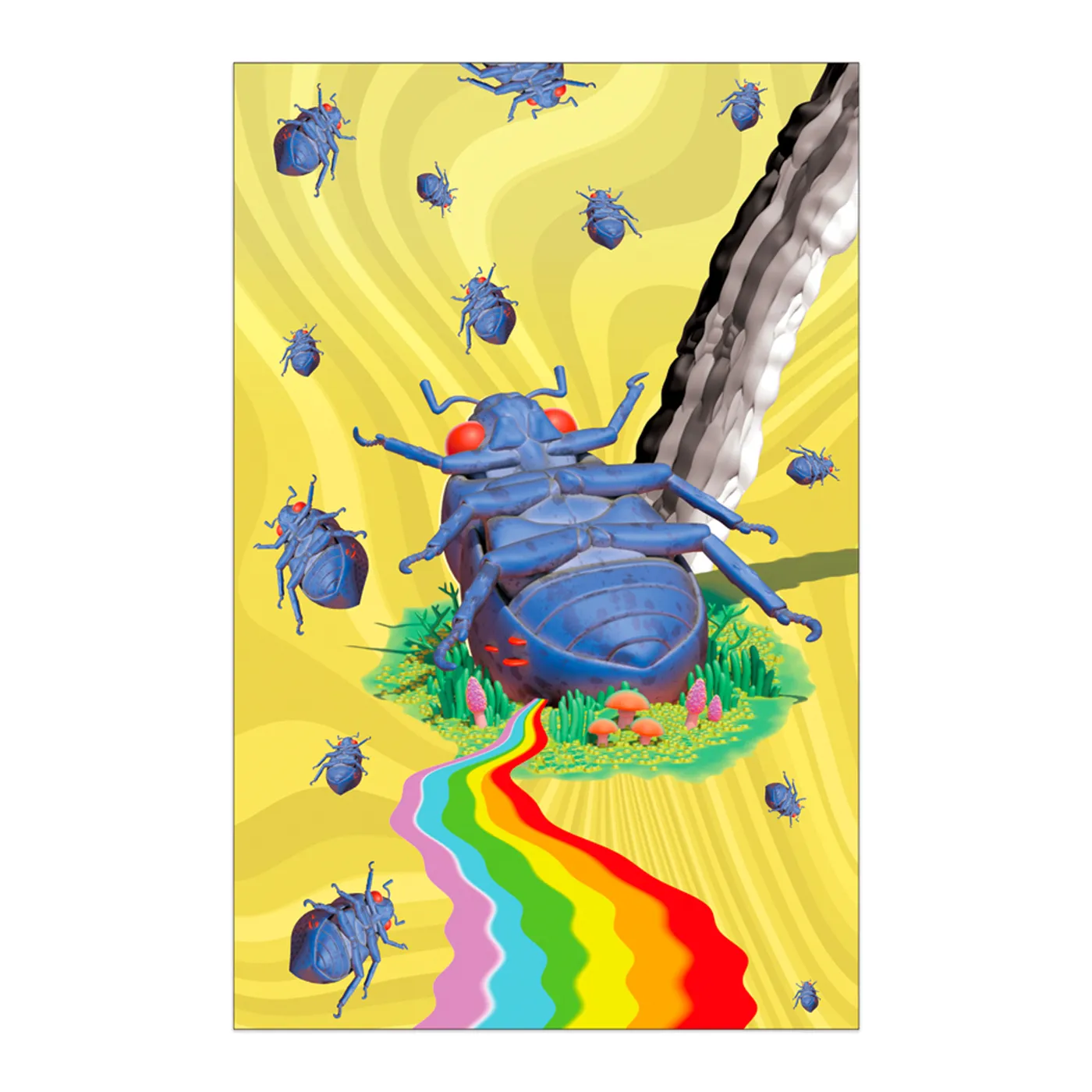 Modest Mouse Lenticular Poster - Never Fuck a Spider/Fuck Your Acid Trip