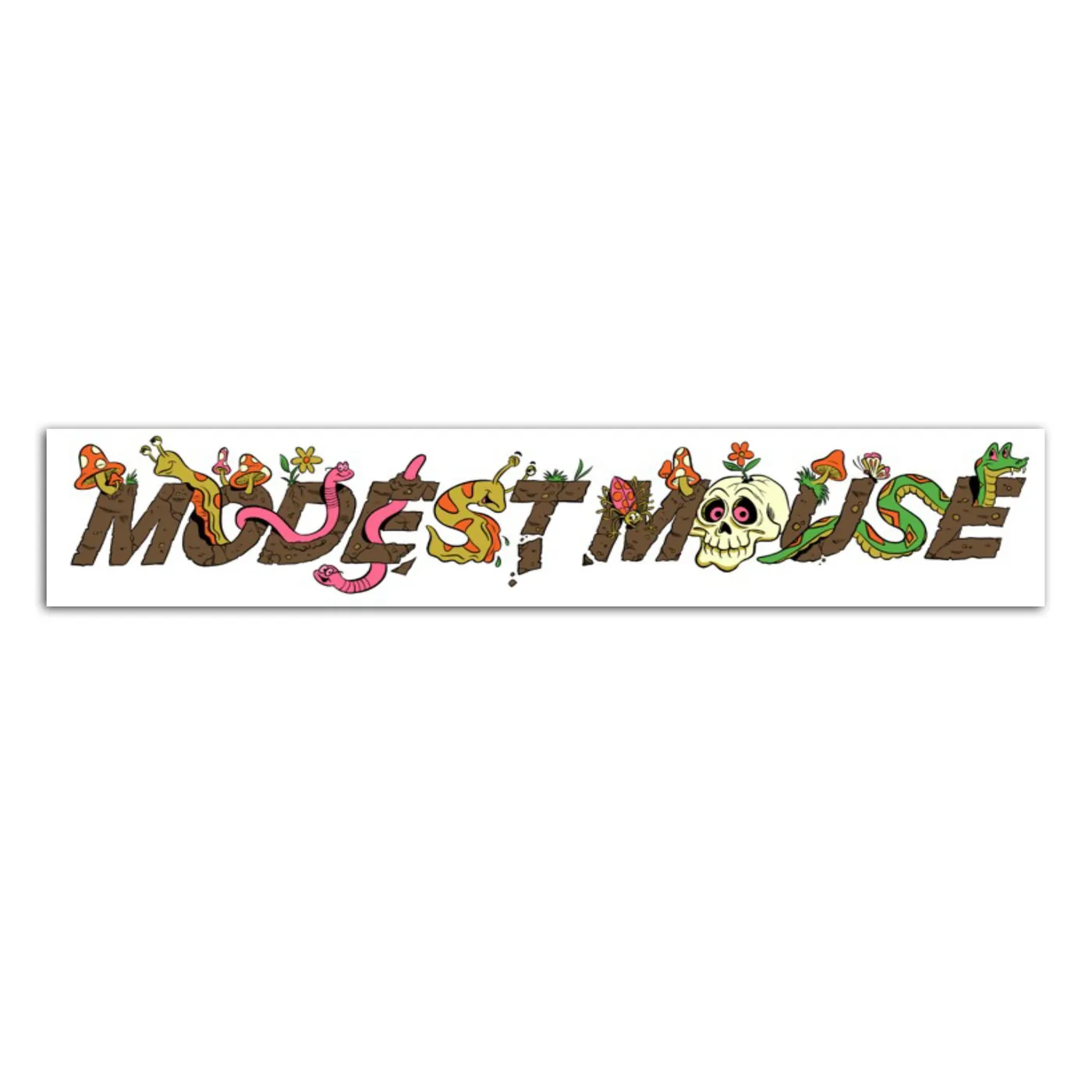 Modest Mouse Snail Bumper Sticker