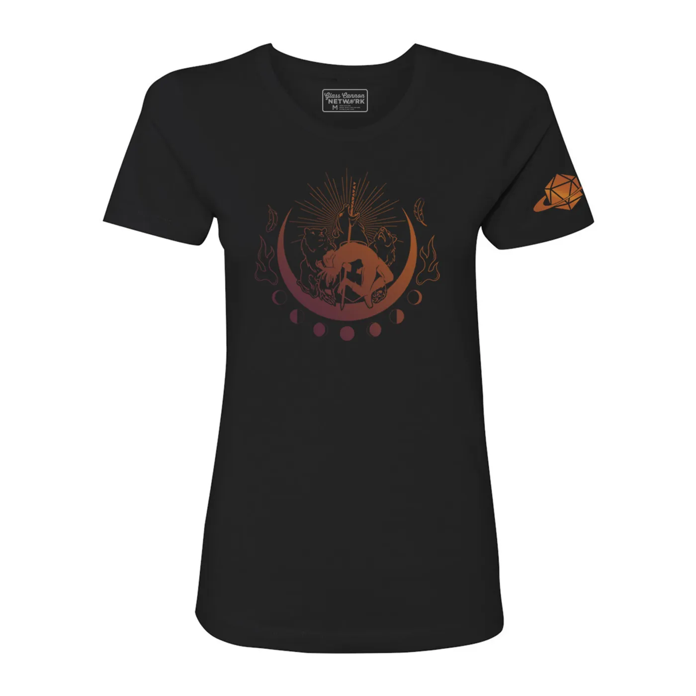 Glass Cannon Network Women's Four Bears T-Shirt, Orange