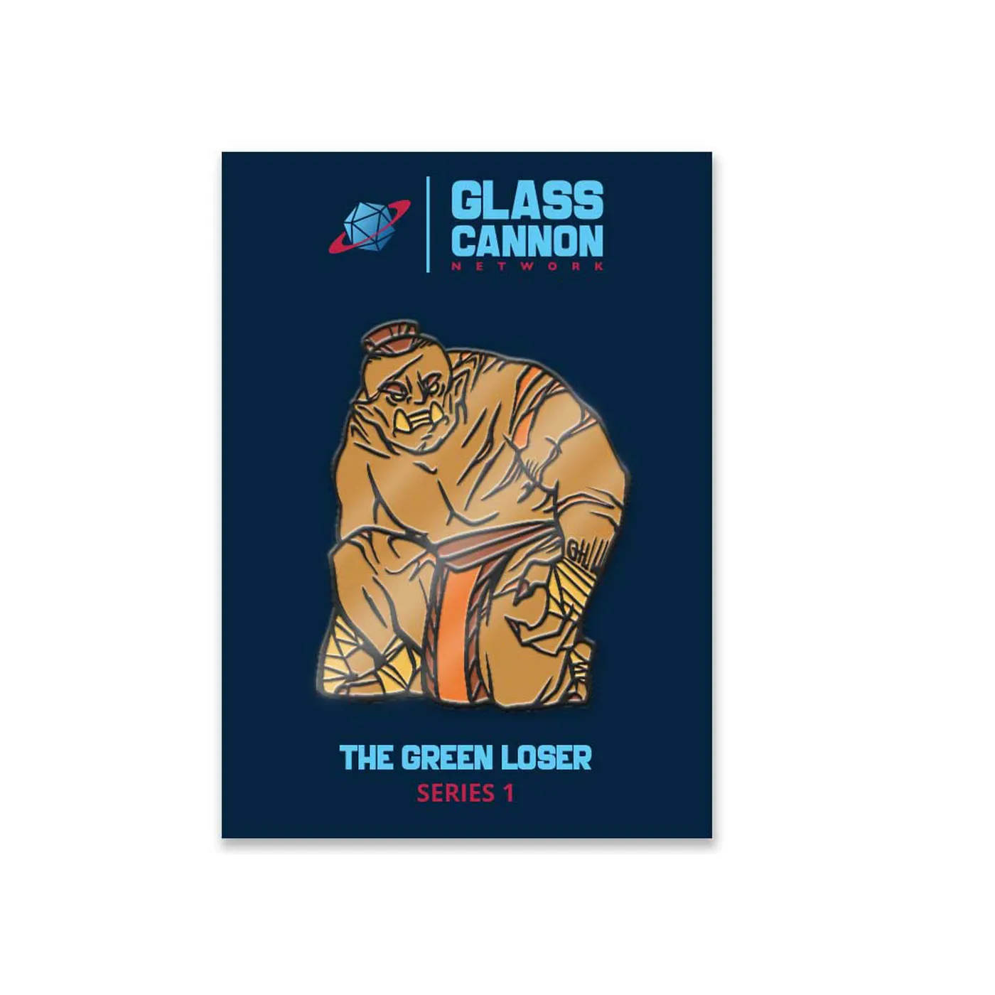 Glass Cannon Network The Green Loser Pin