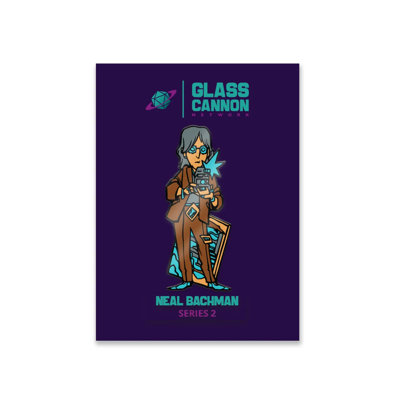 Glass Cannon Network Neal Bachman Pin