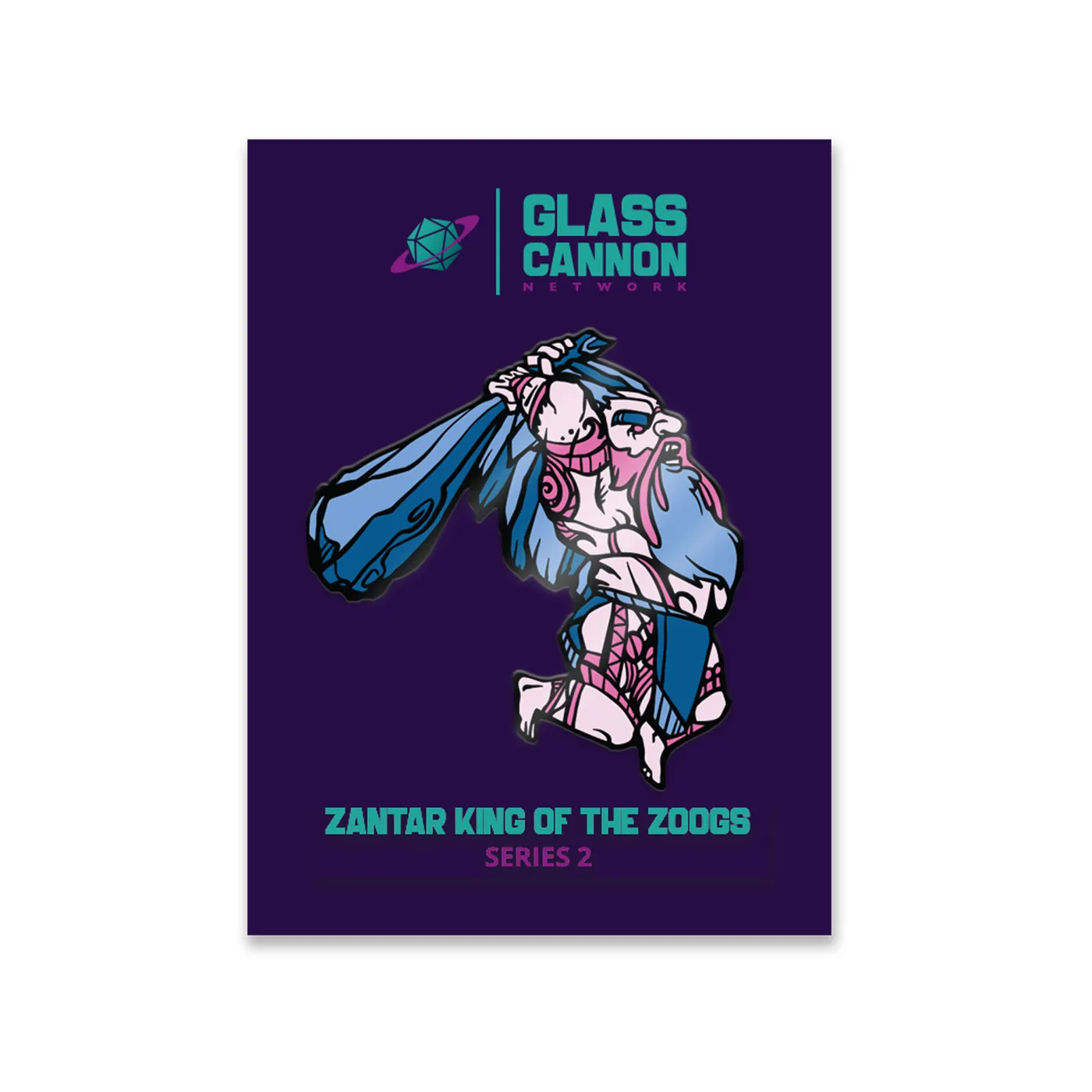 Glass Cannon Network Zantar King of the Zoogs Pin