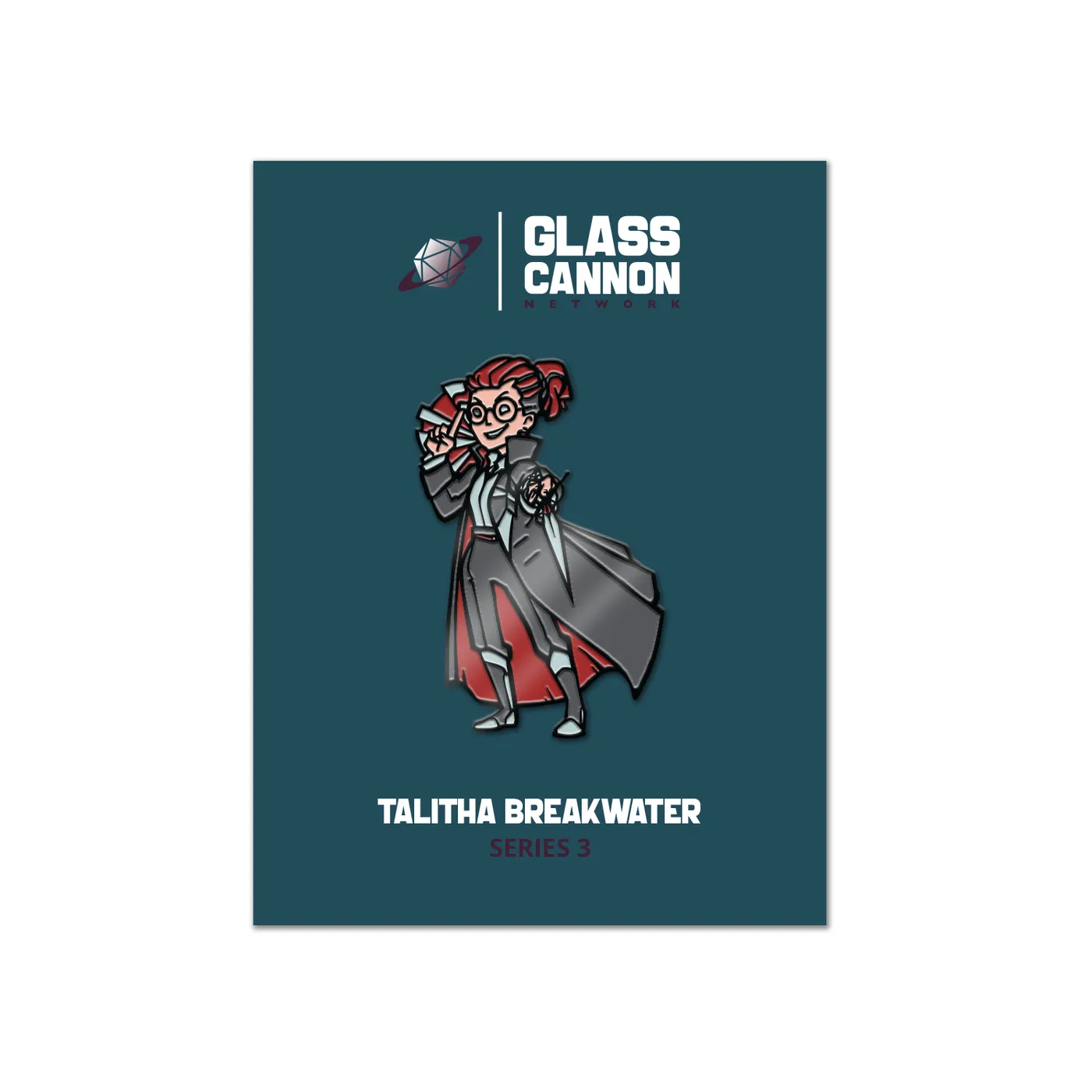Glass Cannon Network Talitha Breakwater Pin