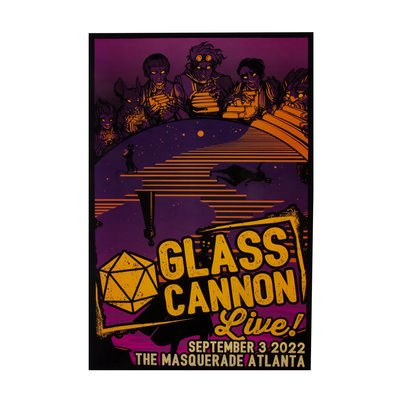 Glass Cannon Network The Masquerade Atlanta, GA 9/3/2022 Poster