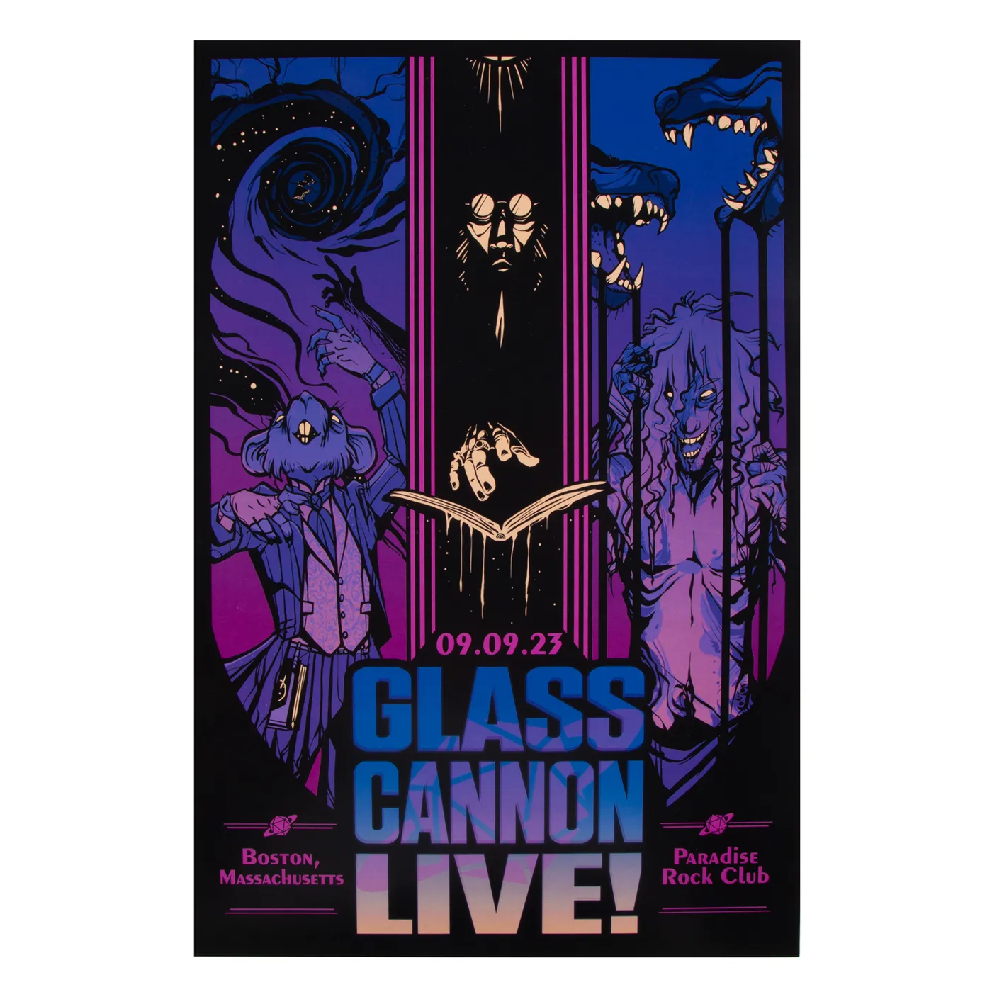 Glass Cannon Network Paradise Rock Club, MA 09/09/23 Poster