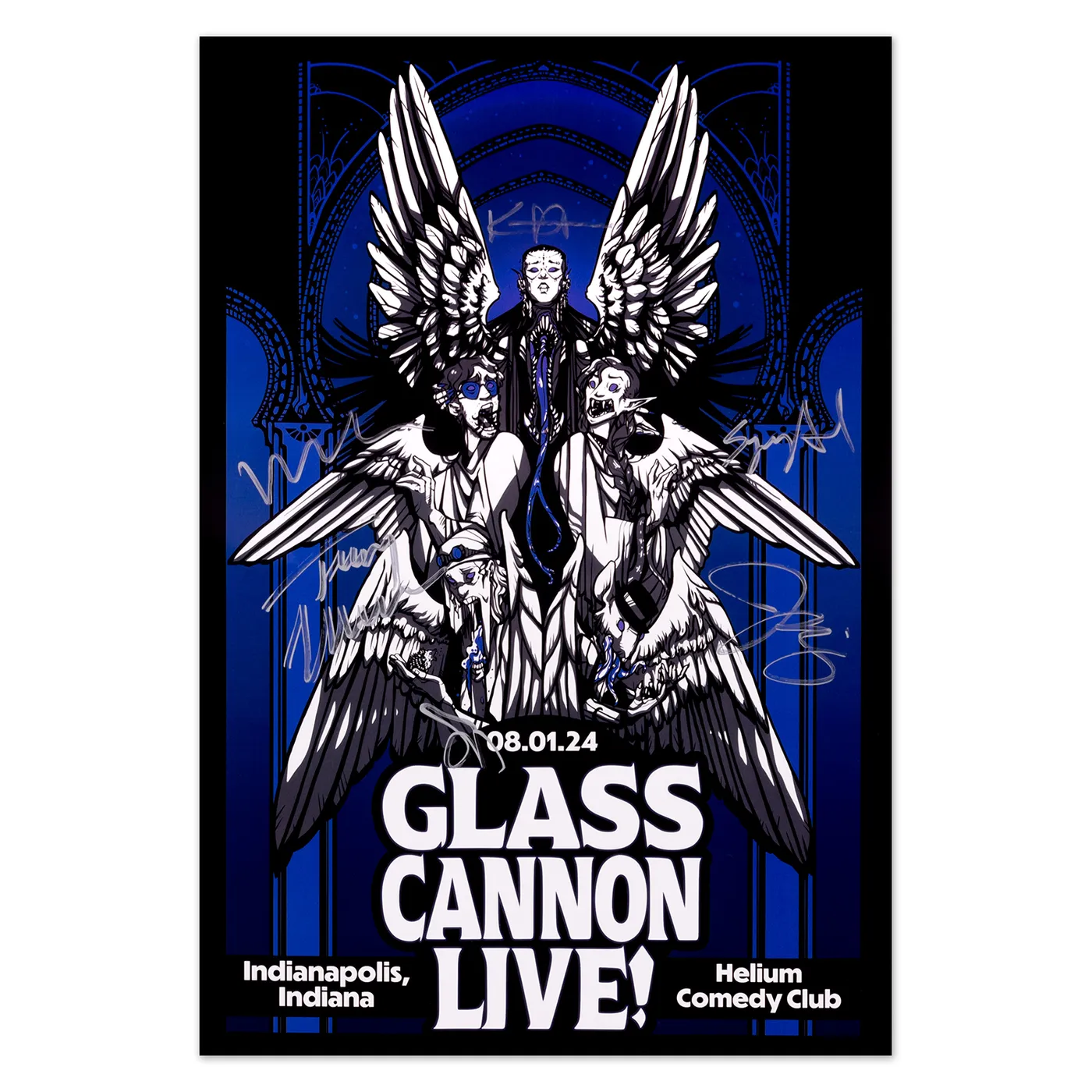 Glass Cannon Network Helium Comedy Club, Indianapolis, IN 08/01/24 Poster
