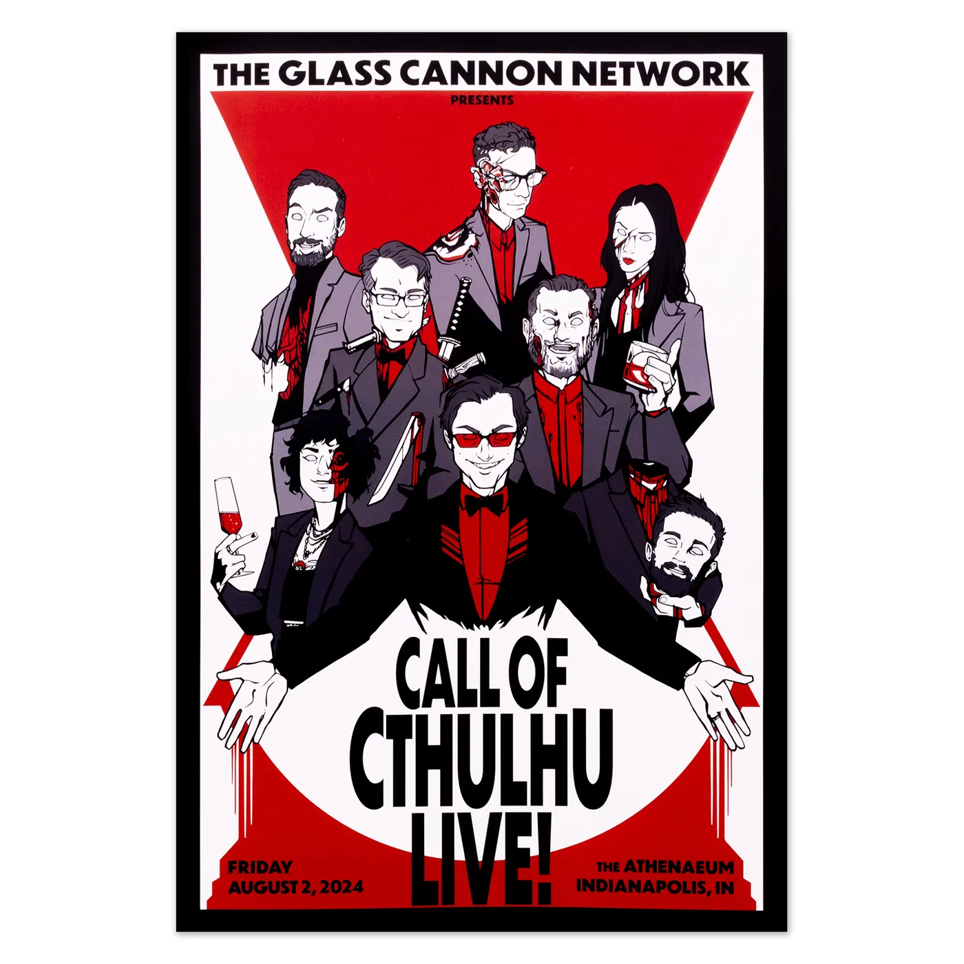 Glass Cannon Network The Anthenaeum, Indianapolis, IN 08/02/24 Poster