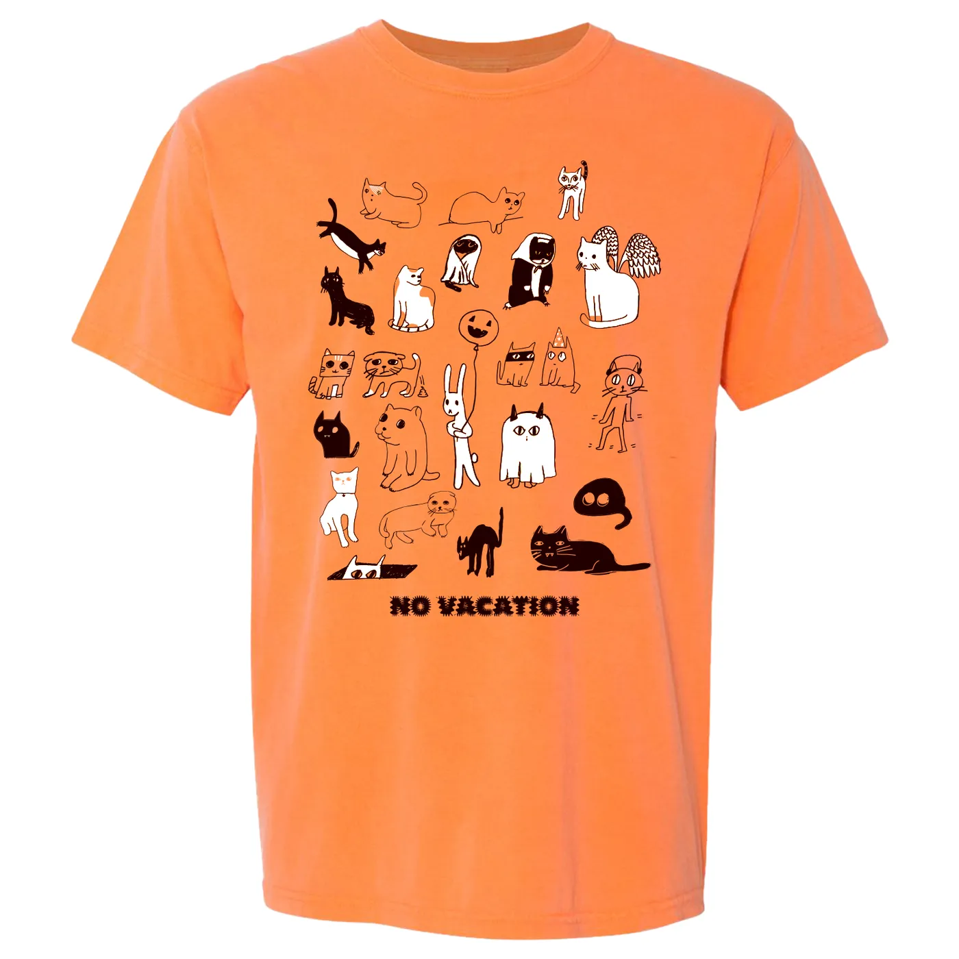 No Vacation Exclusive Halloween Cats Shirt