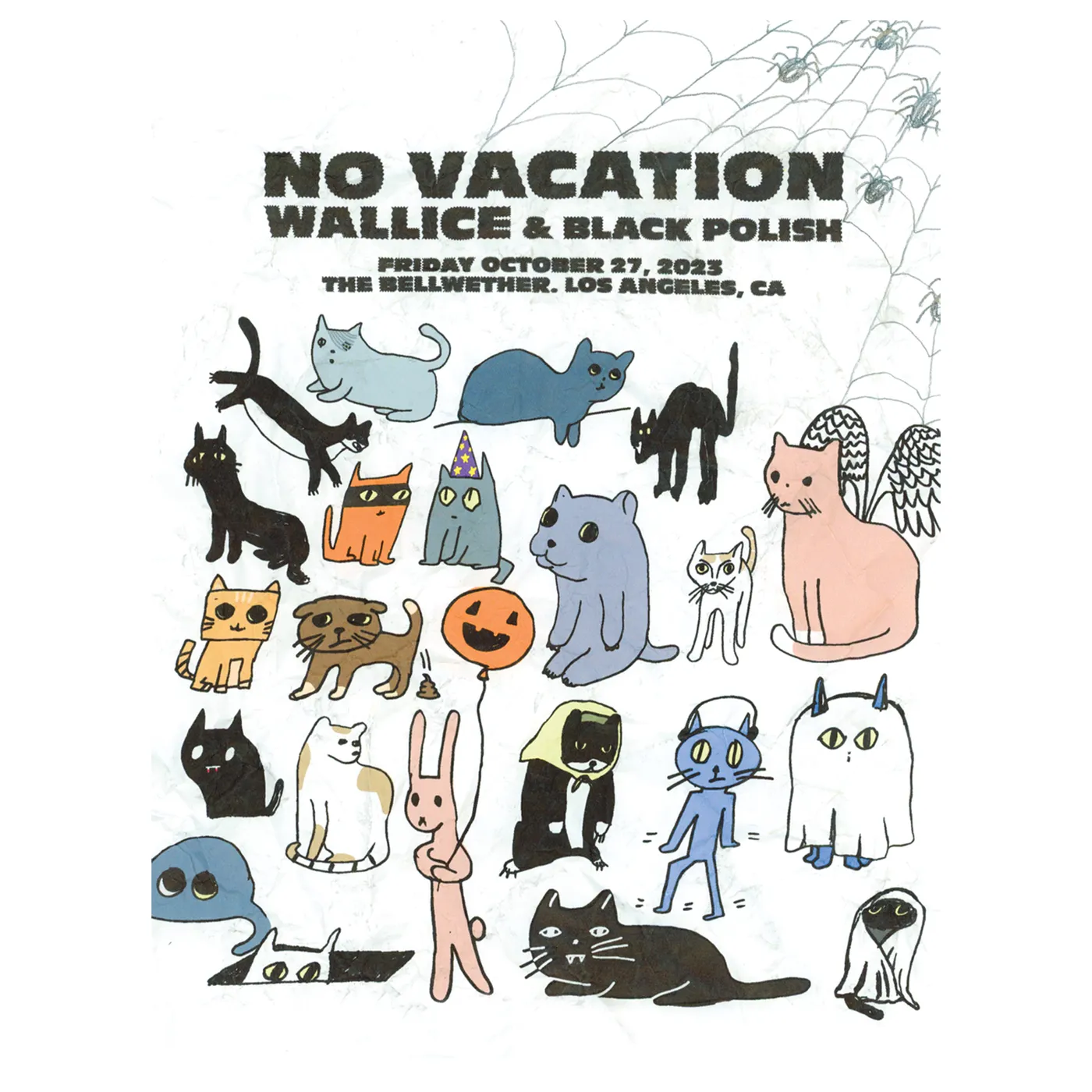 No Vacation Exclusive Halloween Cats  Poster