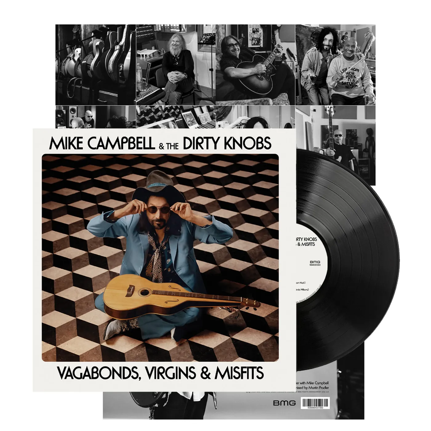 Mike Campbell & The Dirty Knobs Vagabonds, Virgins & Misfits - Standard Black LP (Vinyl)