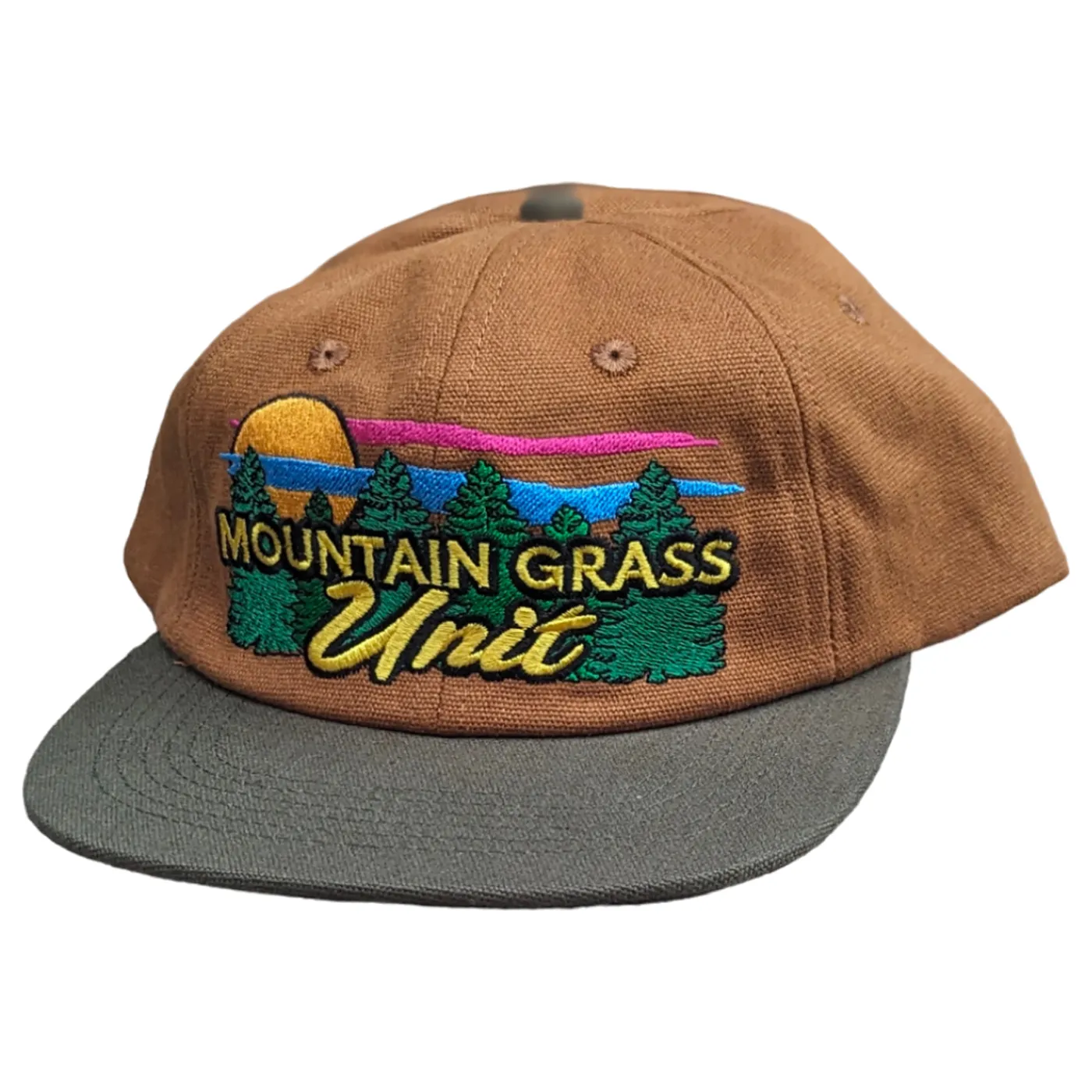 The Mountain Grass Unit Mountain Grass Unit Brown Canvas Hat