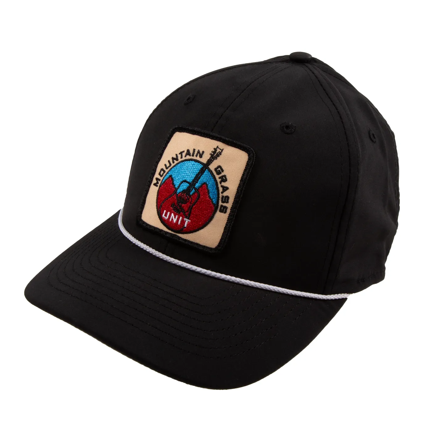 The Mountain Grass Unit MGU Hat - Black with White Rope