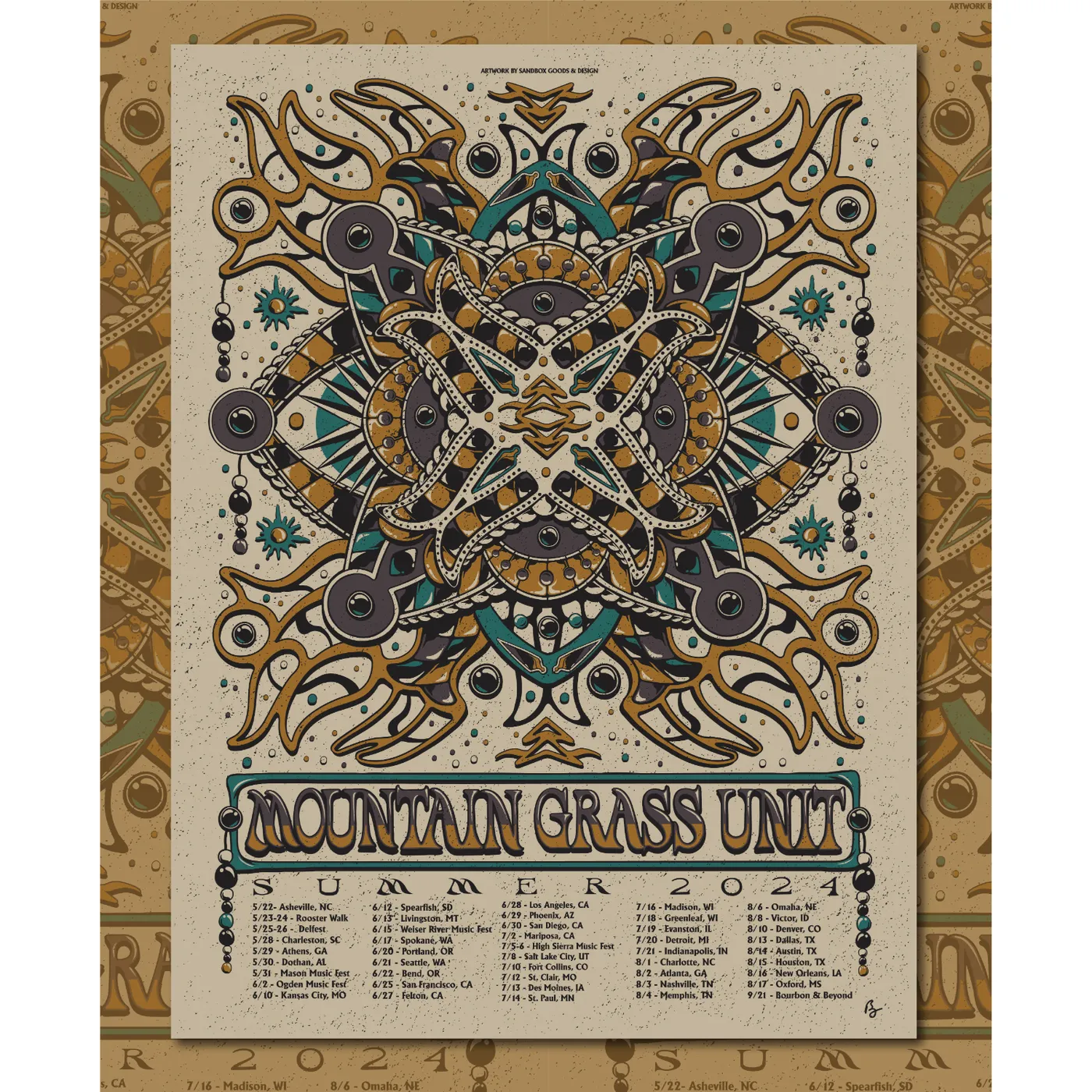The Mountain Grass Unit 2024 Summer Tour Poster