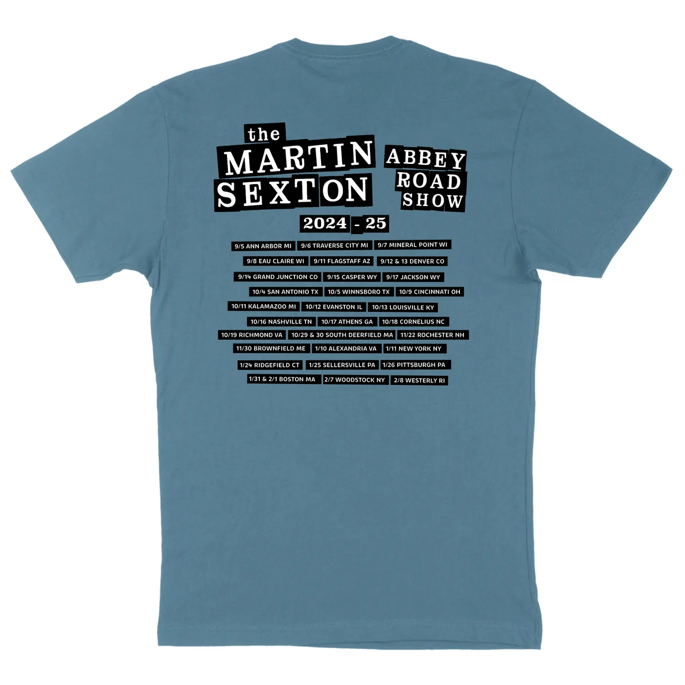 Martin Sexton Abbey Road Tee