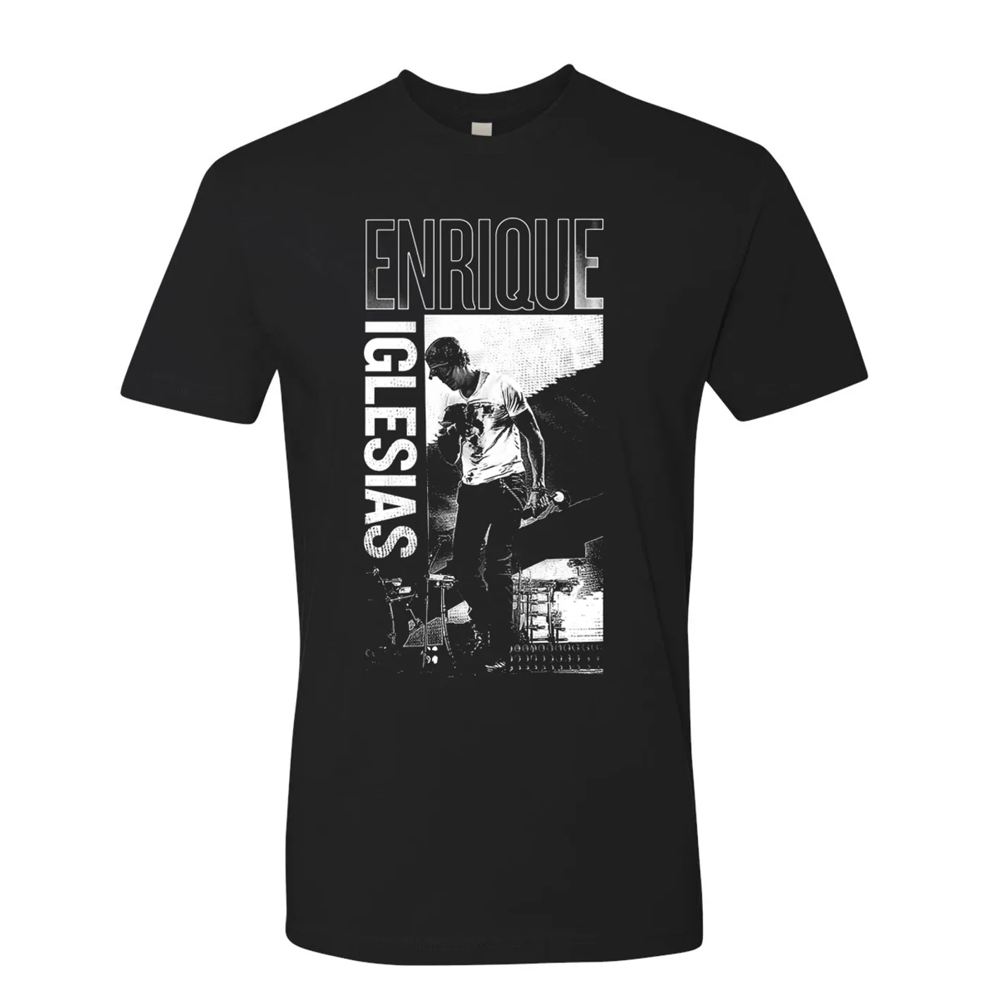 Enrique Iglesias Heart Photo Tee - Black