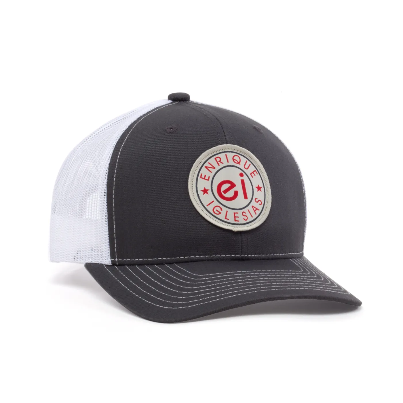 Enrique Iglesias ei Grey Trucker Hat