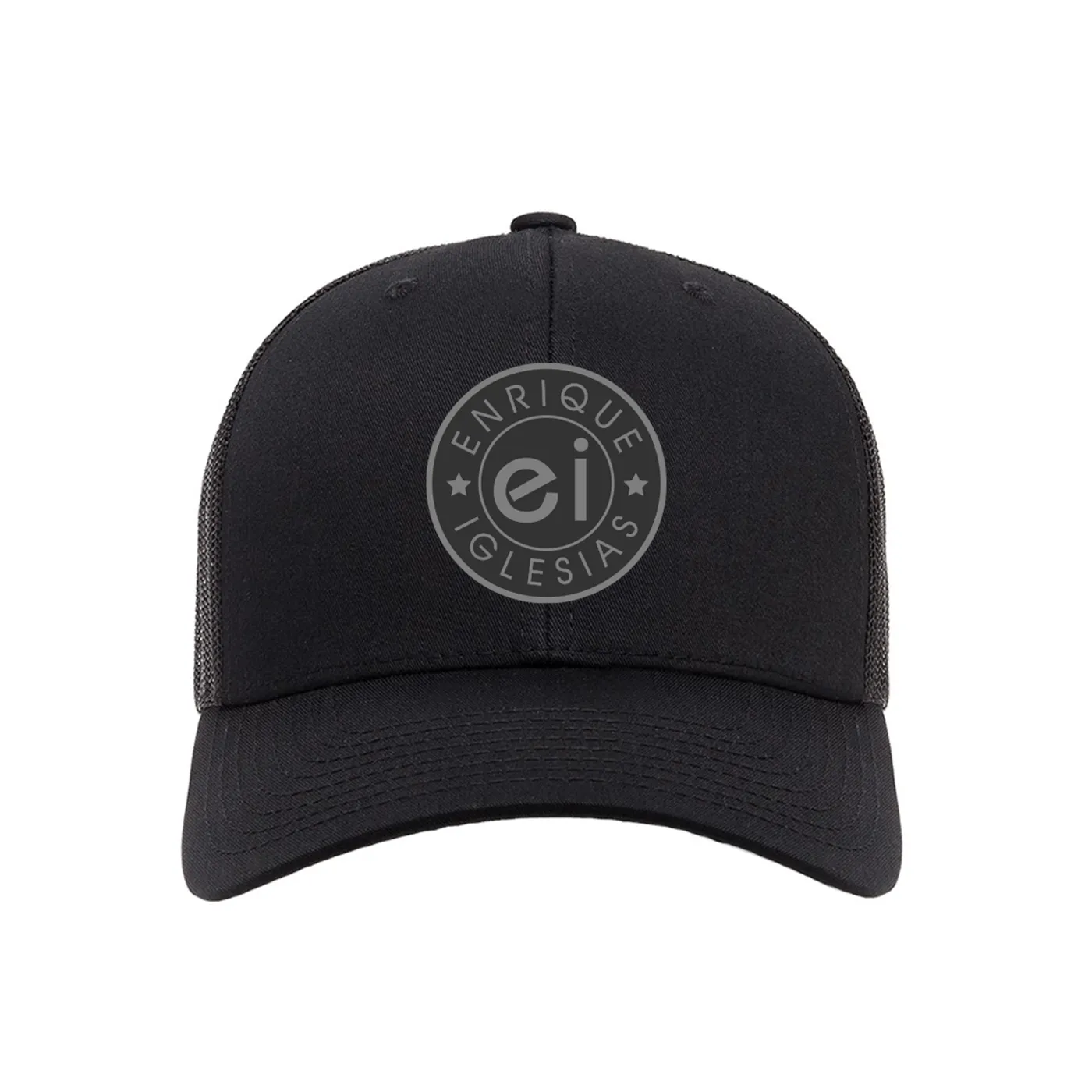 Enrique Iglesias EI Logo Trucker Hat - Black