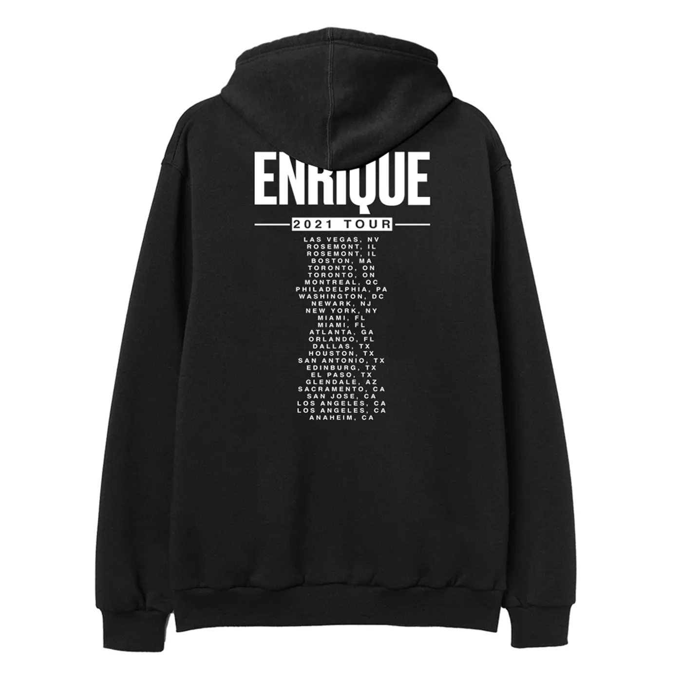 Enrique Iglesias LIVE IN CONCERT 2021 TOUR HOODY