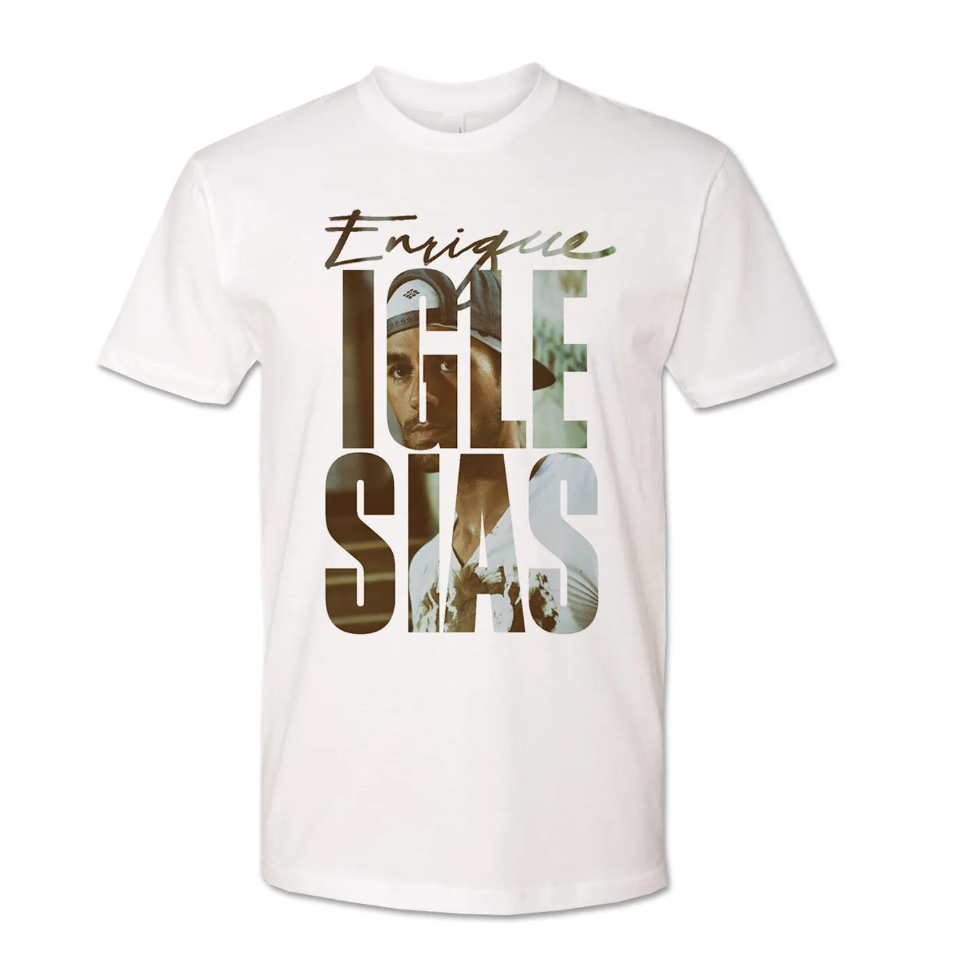 Enrique Iglesias Unisex Photo Text Tee