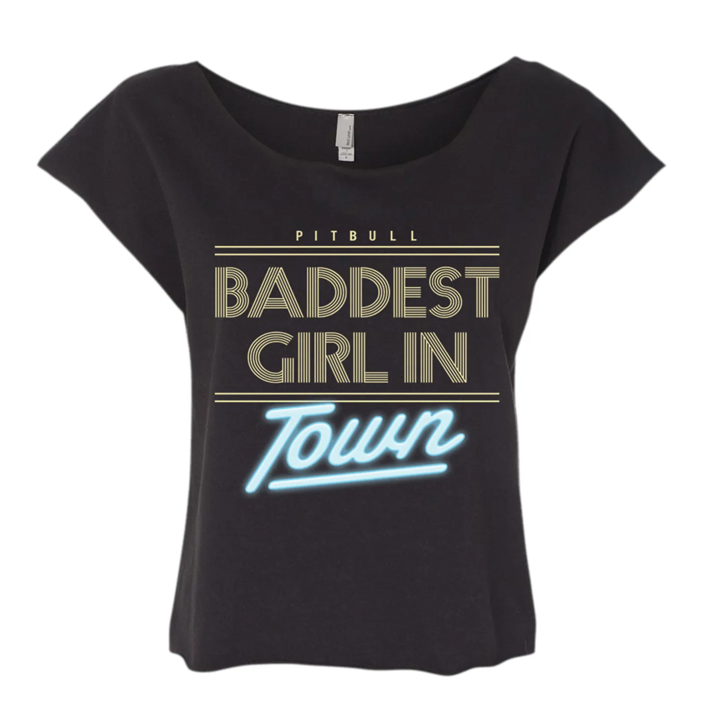 Pitbull Baddest Girl In Town Ladies Shirt