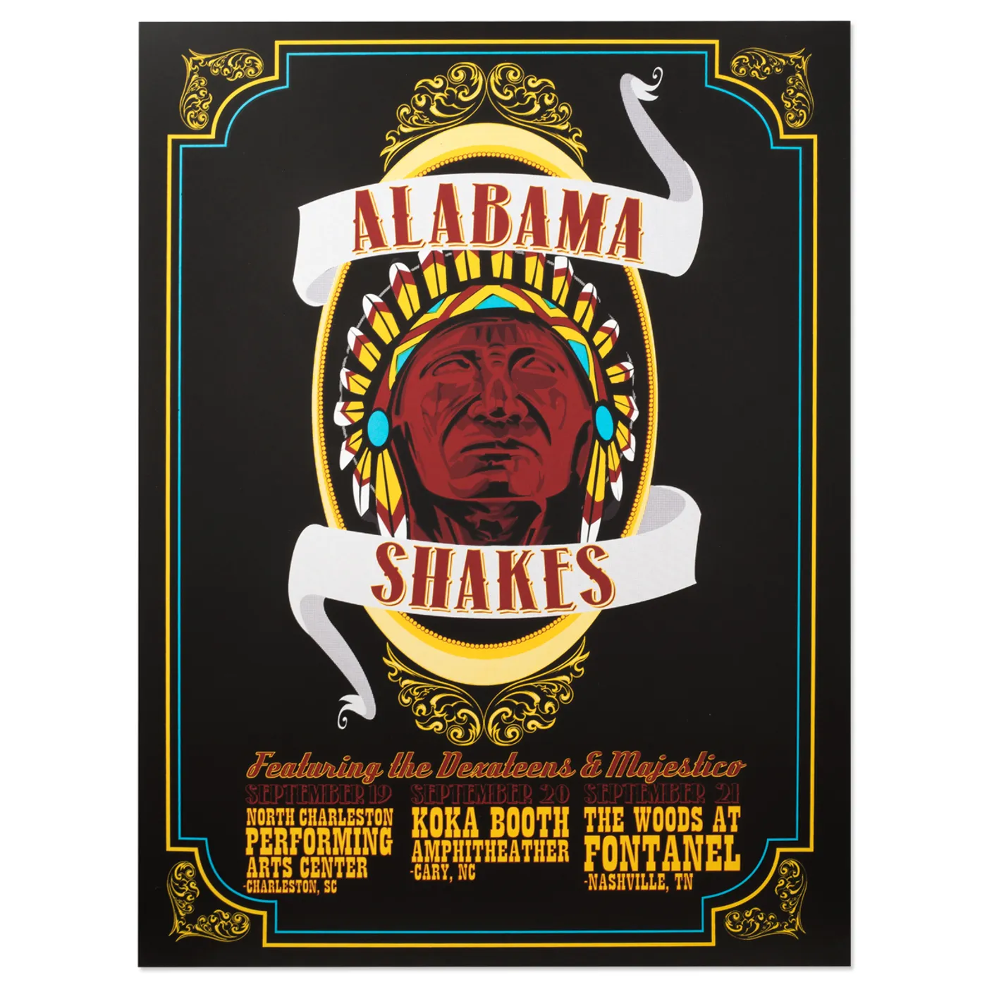 Alabama Shakes with the Dexateens & Majestico Tour Poster