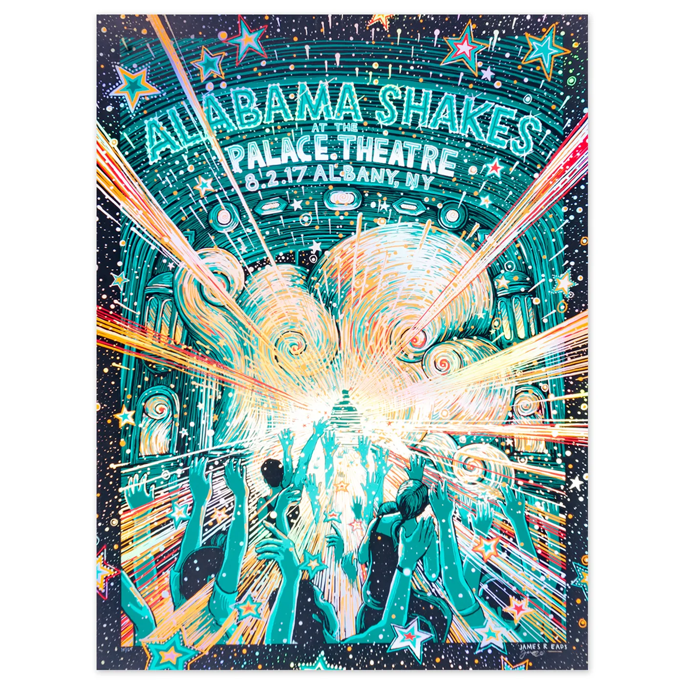 Alabama Shakes Show Poser - Palace Theatre, Albany, NY 8/1/17